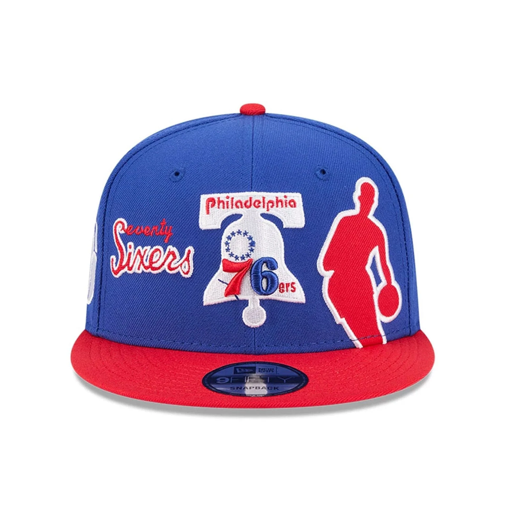 76ers NBA Hardwood Classic ASG Blue 9FIFTY Snapback Adjustable Cap - Image 3