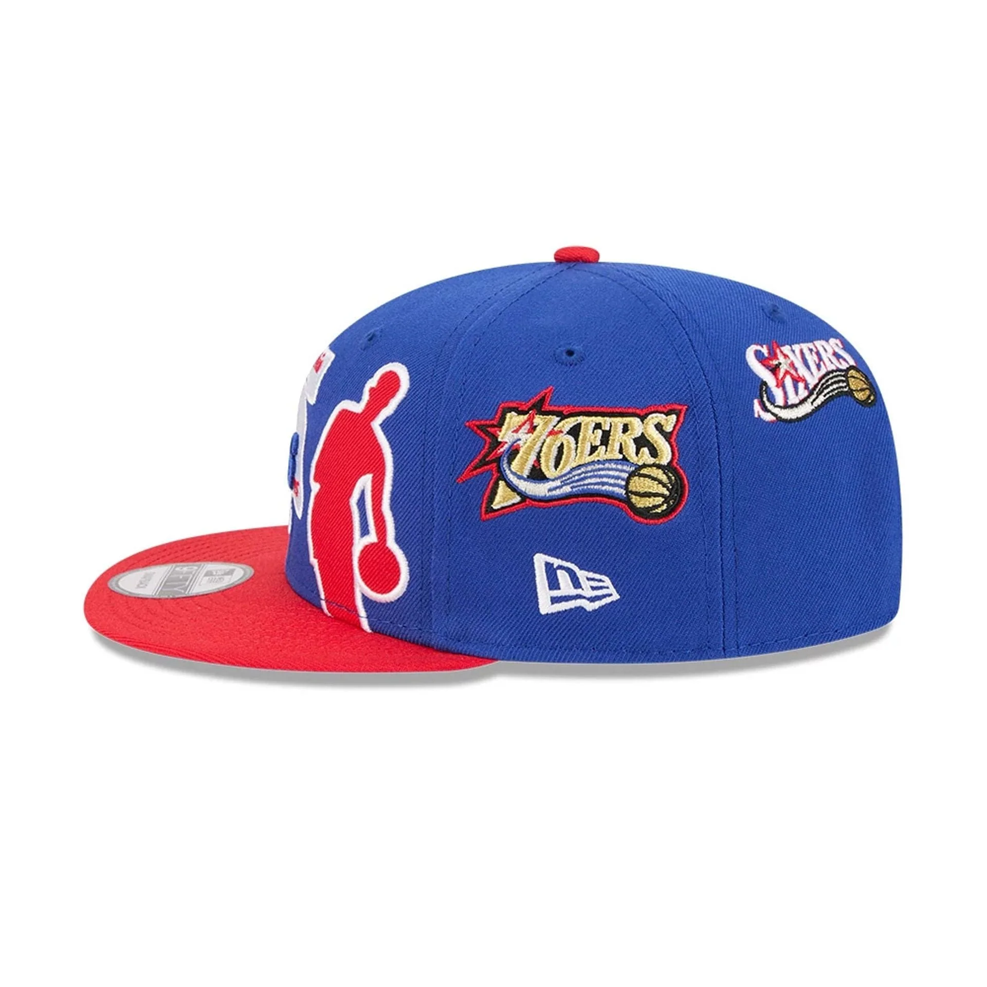 76ers NBA Hardwood Classic ASG Blue 9FIFTY Snapback Adjustable Cap - Image 6