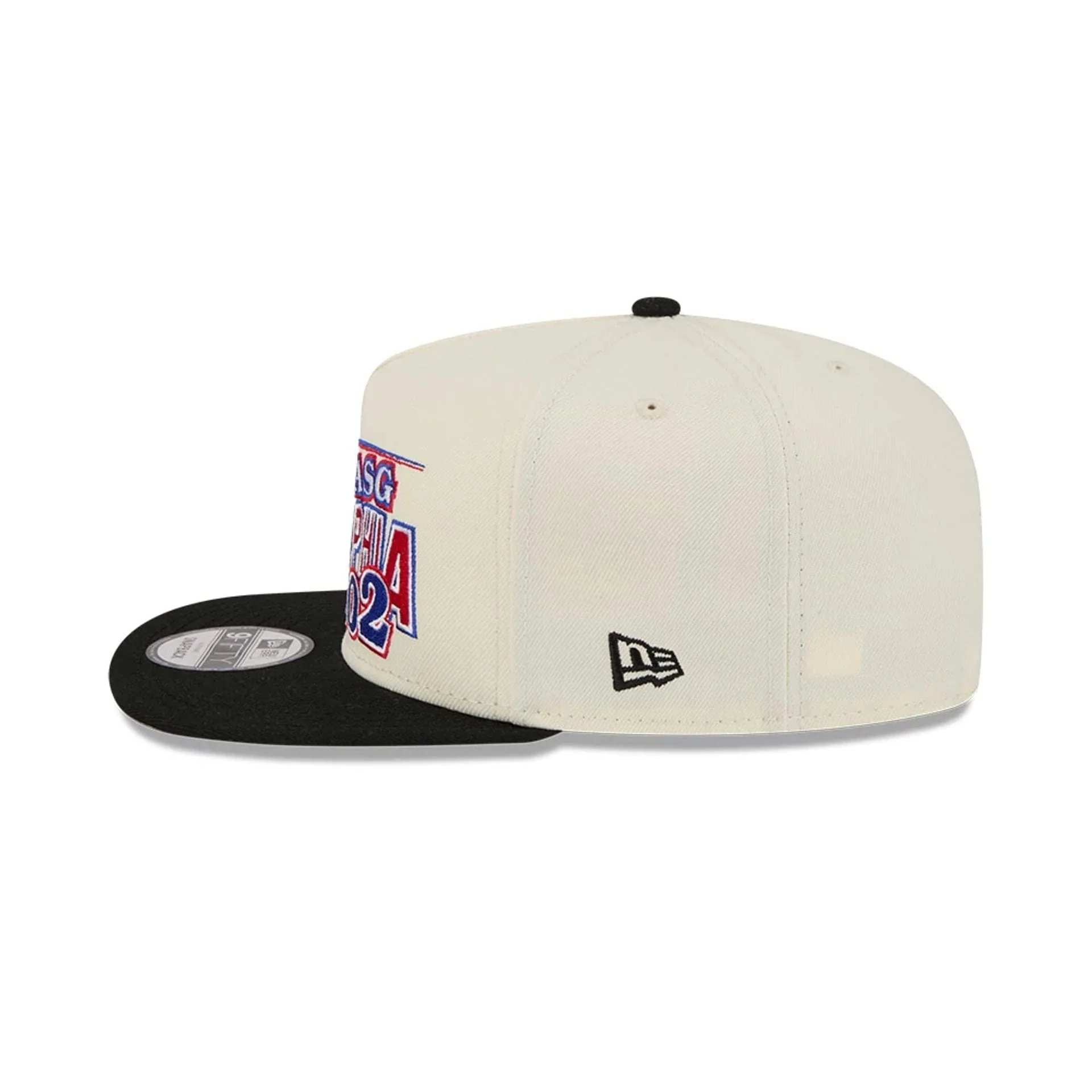 76ers NBA Hardwood Classic ASG White 9FIFTY A-Frame Snapback Cap - Image 6