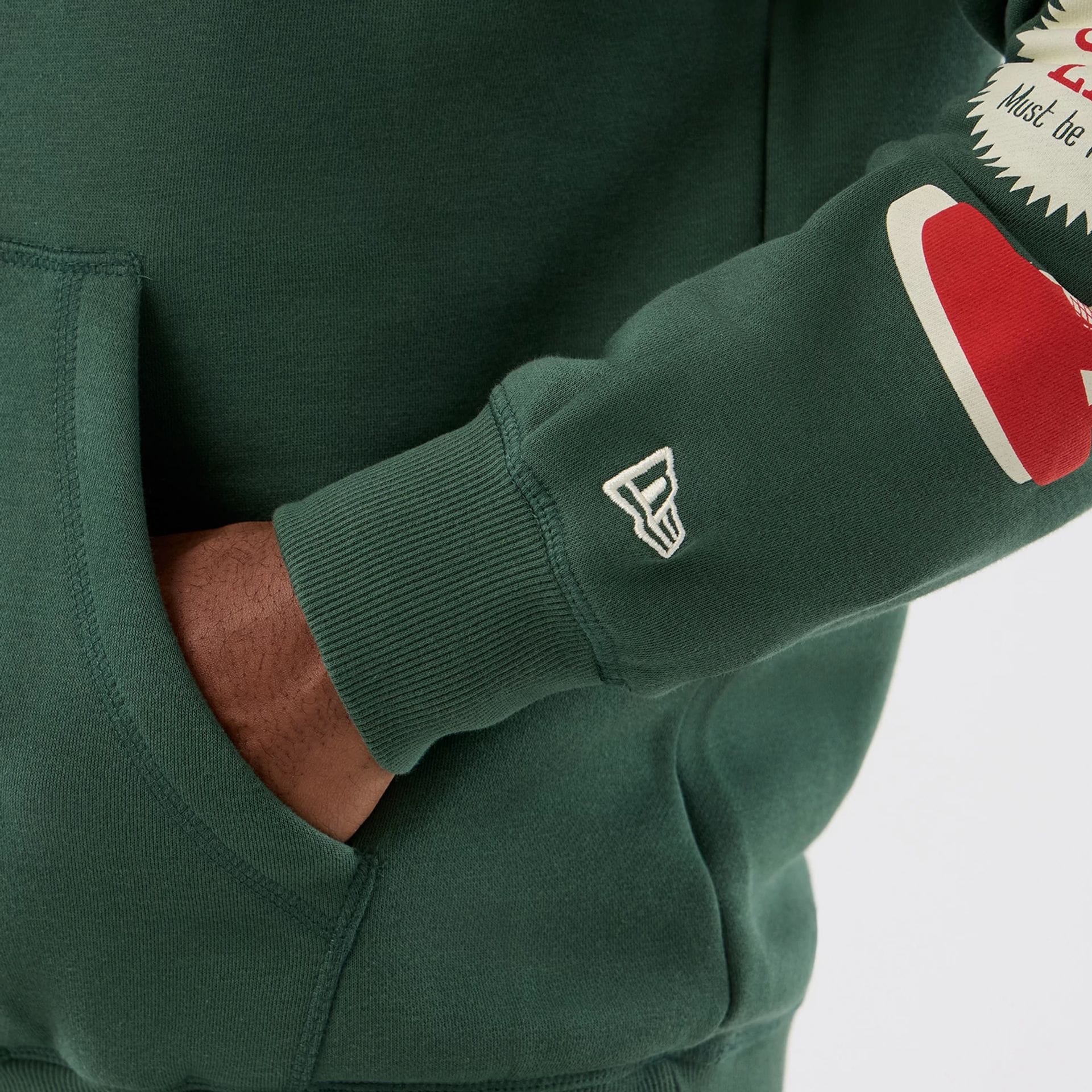 A Christmas Story Major Award Dark Green Pullover Hoodie - Image 4