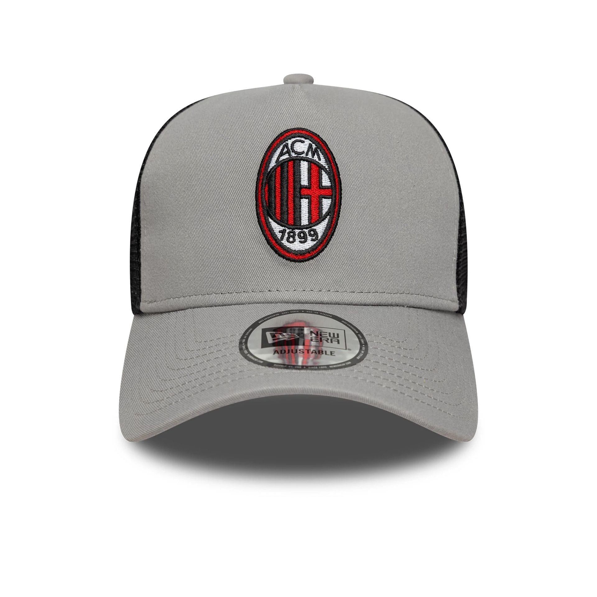 AC Milan Patch Grey 9FORTY A-Frame Trucker Cap - Image 2
