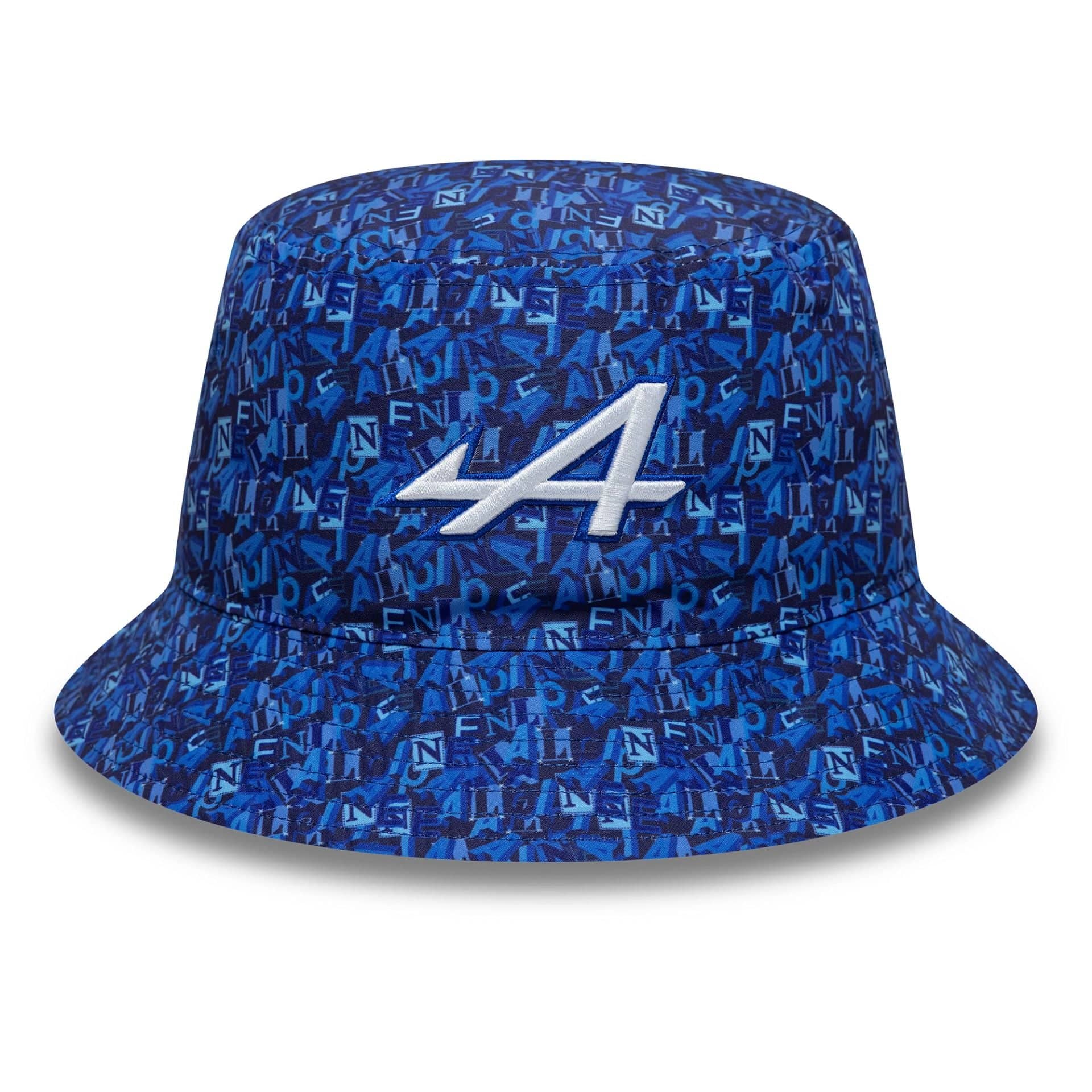 Alpine Racing All Over Print Navy Bucket Hat - Image 2