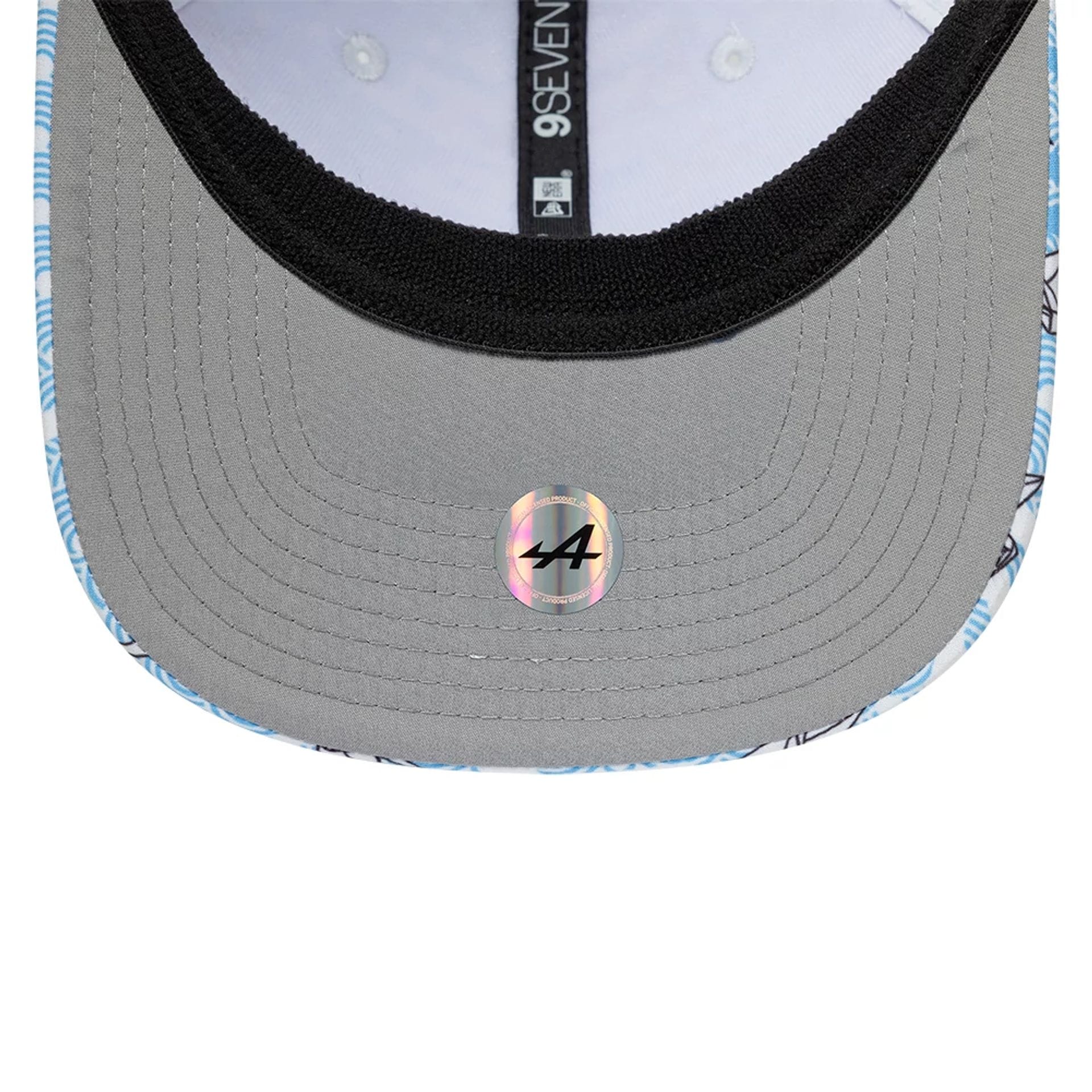 Alpine Racing Japan Race Special White 9SEVENTY Stretch Snap Adjustable Cap - Image 2