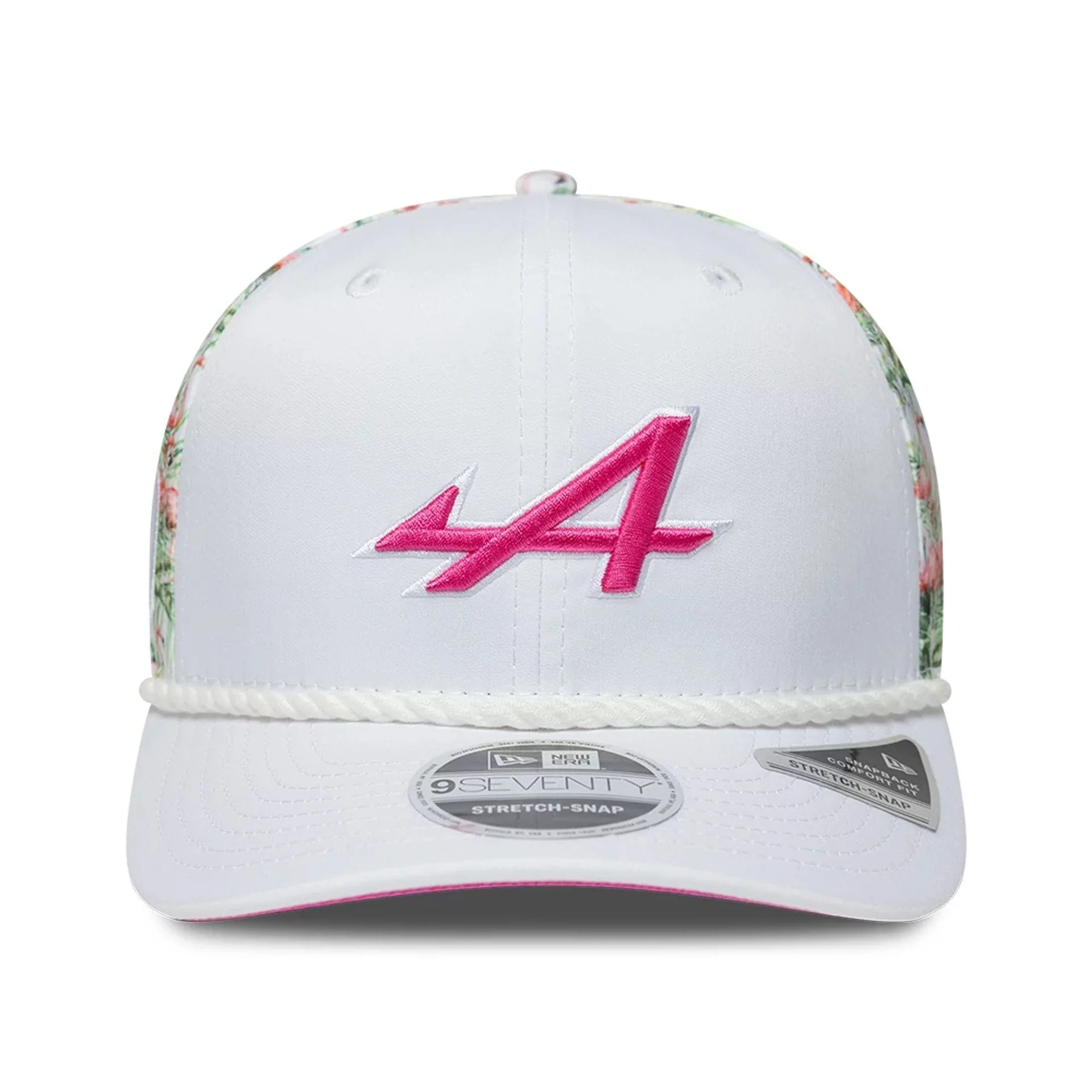Alpine Racing Miami Race Special White 9SEVENTY Stretch Snap Adjustable Cap - Image 3