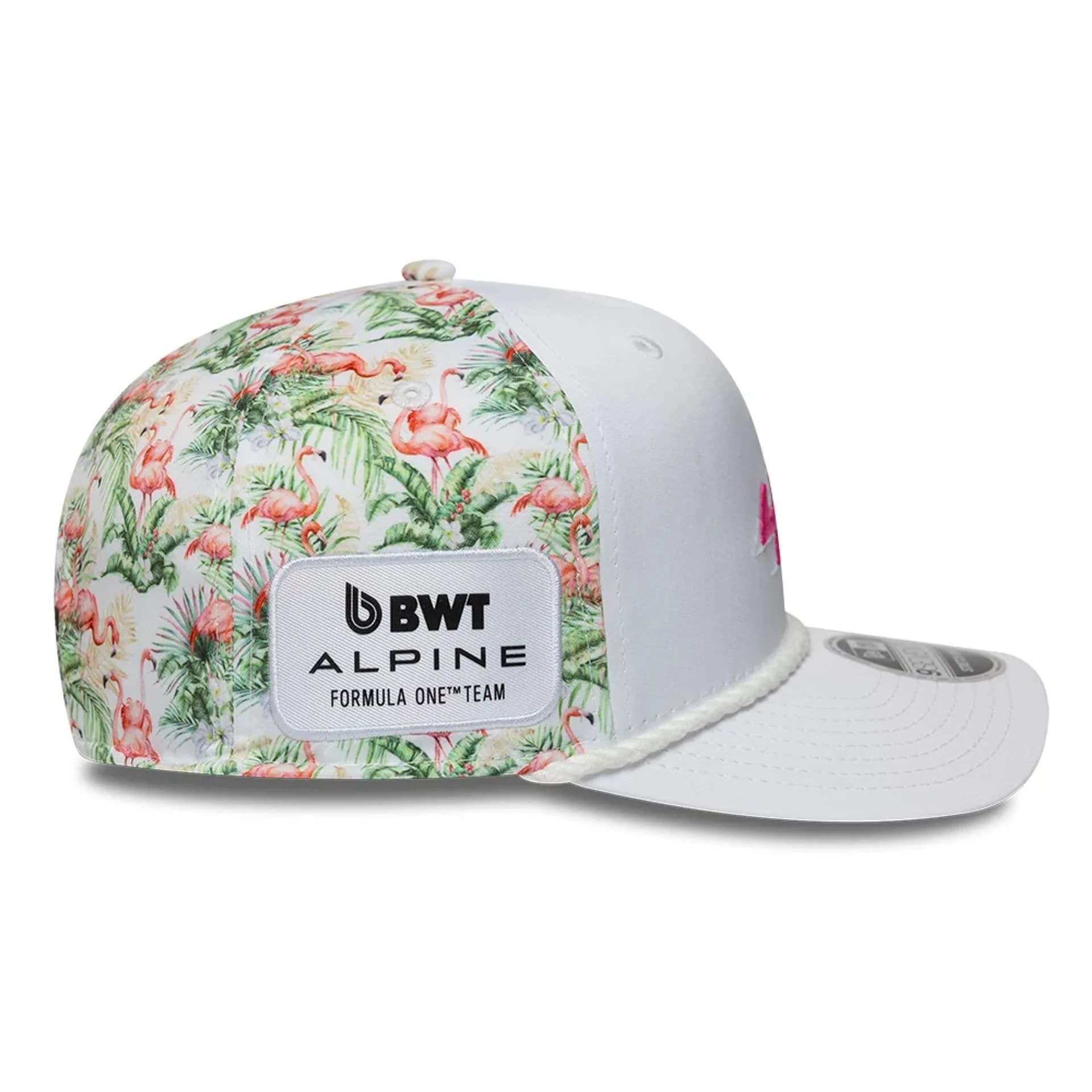Alpine Racing Miami Race Special White 9SEVENTY Stretch Snap Adjustable Cap - Image 5