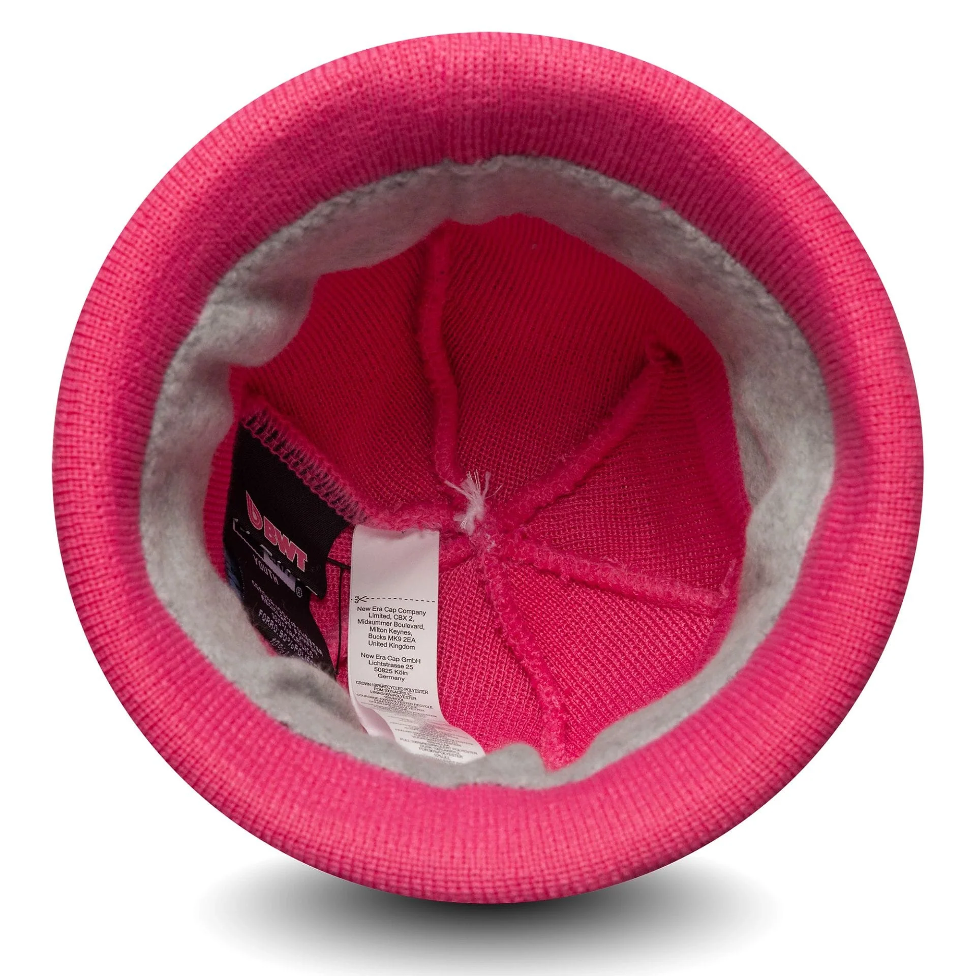 Alpine Racing Youth Replica Team Pink Cuff Knit Beanie Hat - Image 3