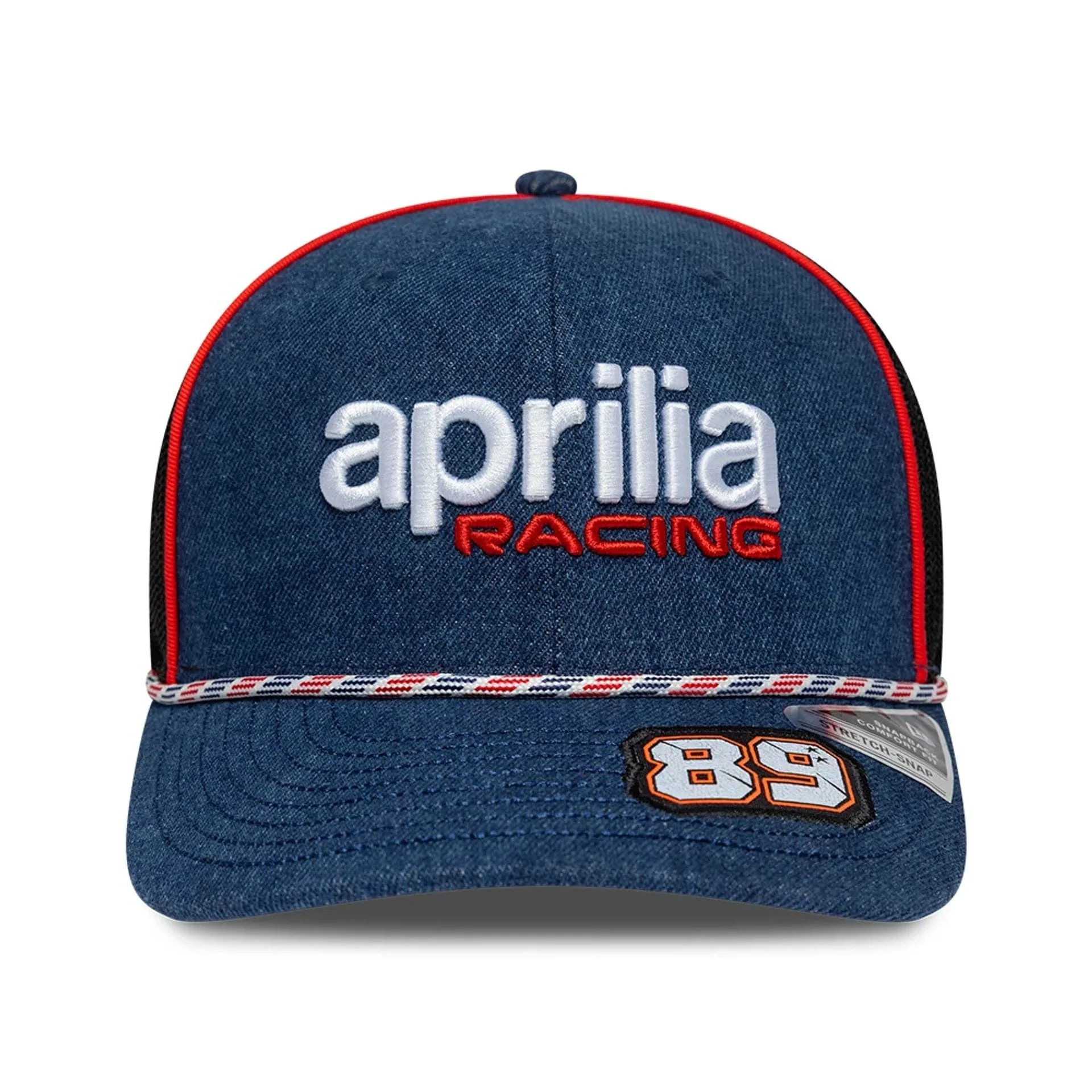 Aprilia Replica Jorge Martin Austin Race Special Blue 9SEVENTY Stretch Snap Adjustable Cap - Image 2