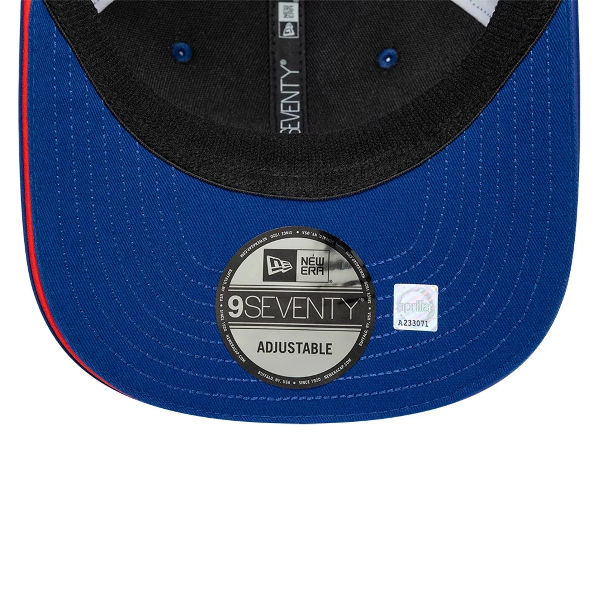 Aprilia Replica Marco Bezzecchi Le Mans Race Special Blue 9SEVENTY Stretch Snap Adjustable Cap - Image 5