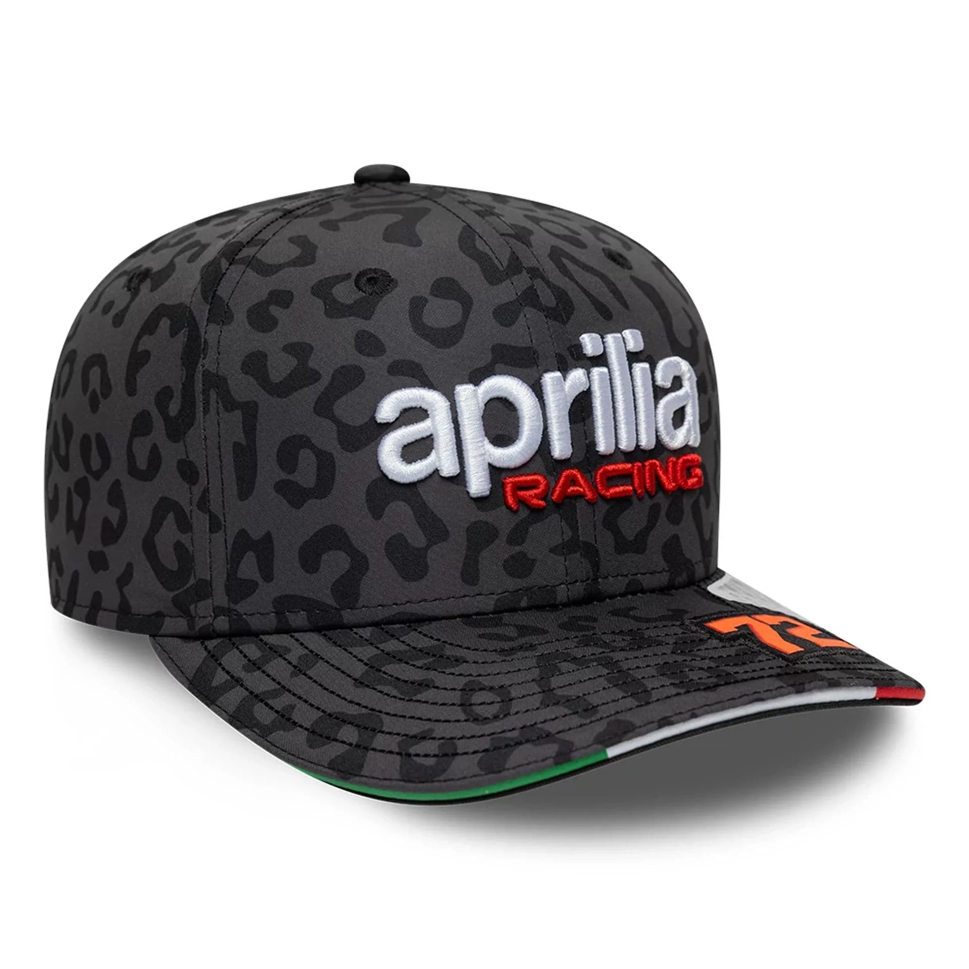 Aprilia Replica Marco Bezzecchi Mugello Race Special Black 9SEVENTY Stretch Snap Adjustable Cap - Image 3