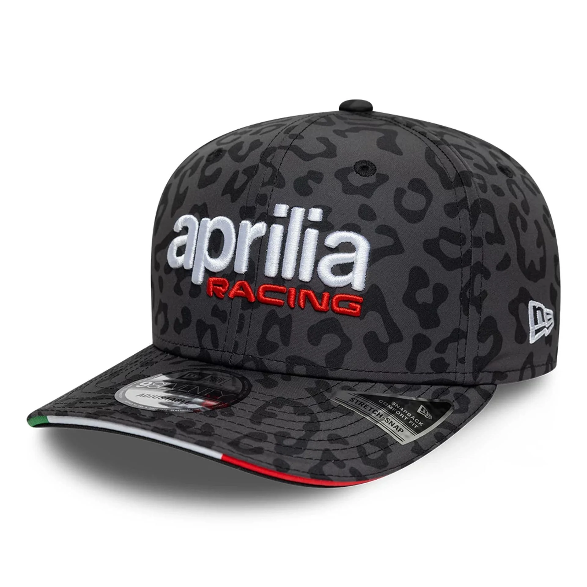 Aprilia Replica Mugello Race Special Black 9SEVENTY Stretch Snap Adjustable Cap - Image 3