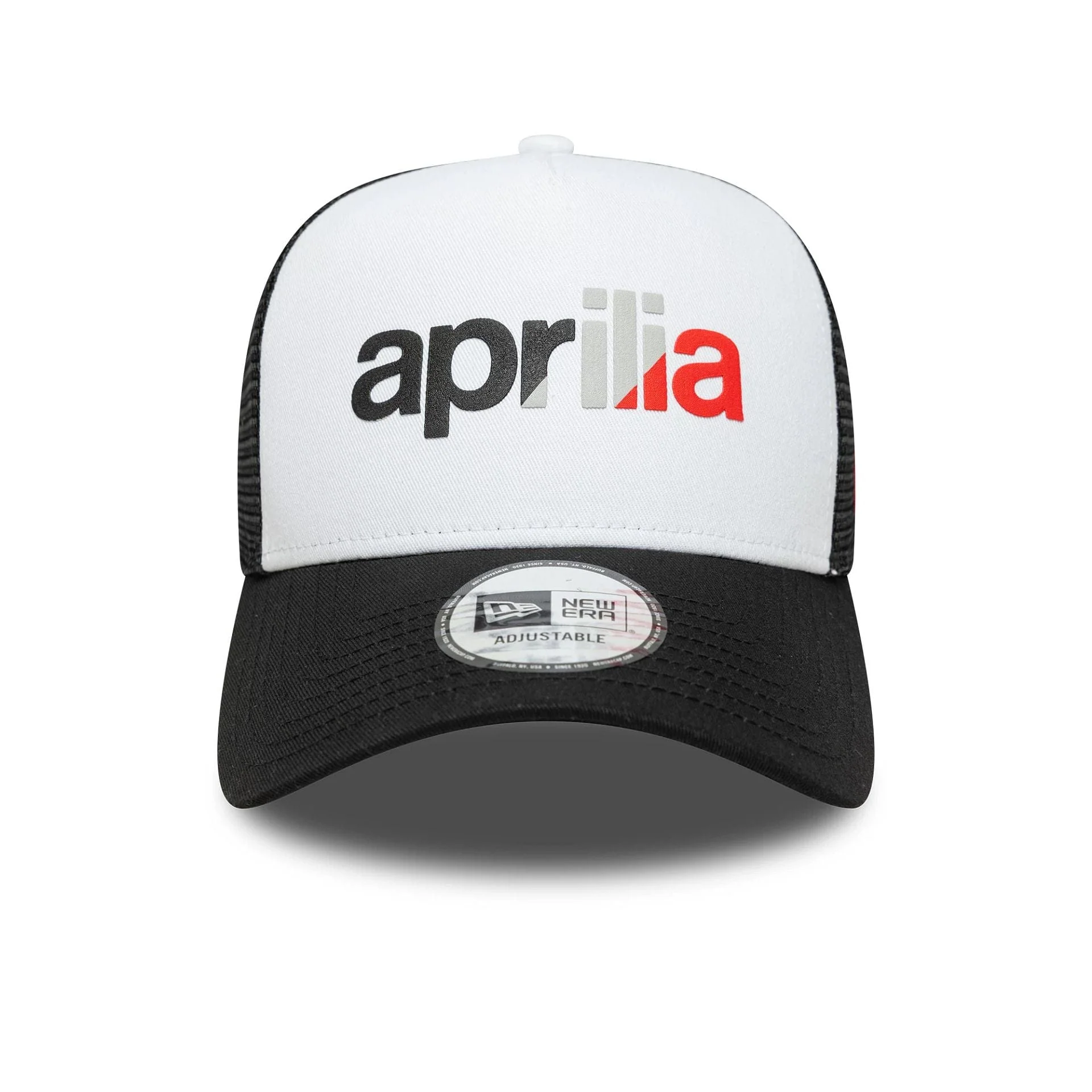 Aprilia Wordmark Black 9FORTY A-Frame Trucker Cap - Image 2
