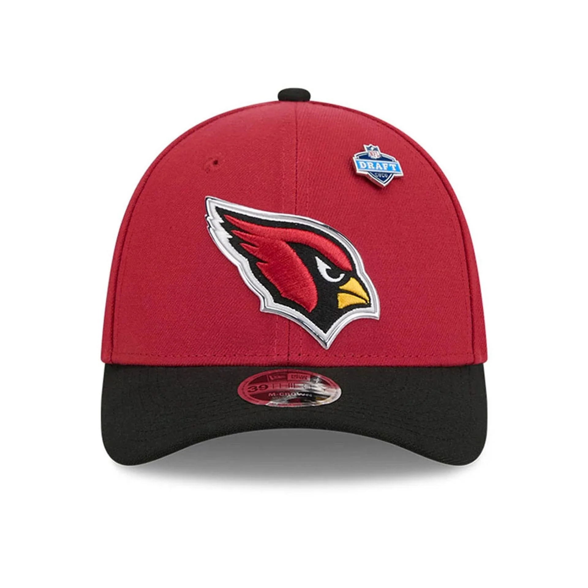 Arizona Cardinals NFL Draft 2026 Dark Red 39THIRTY M-Crown Stretch Fit Cap - Image 3