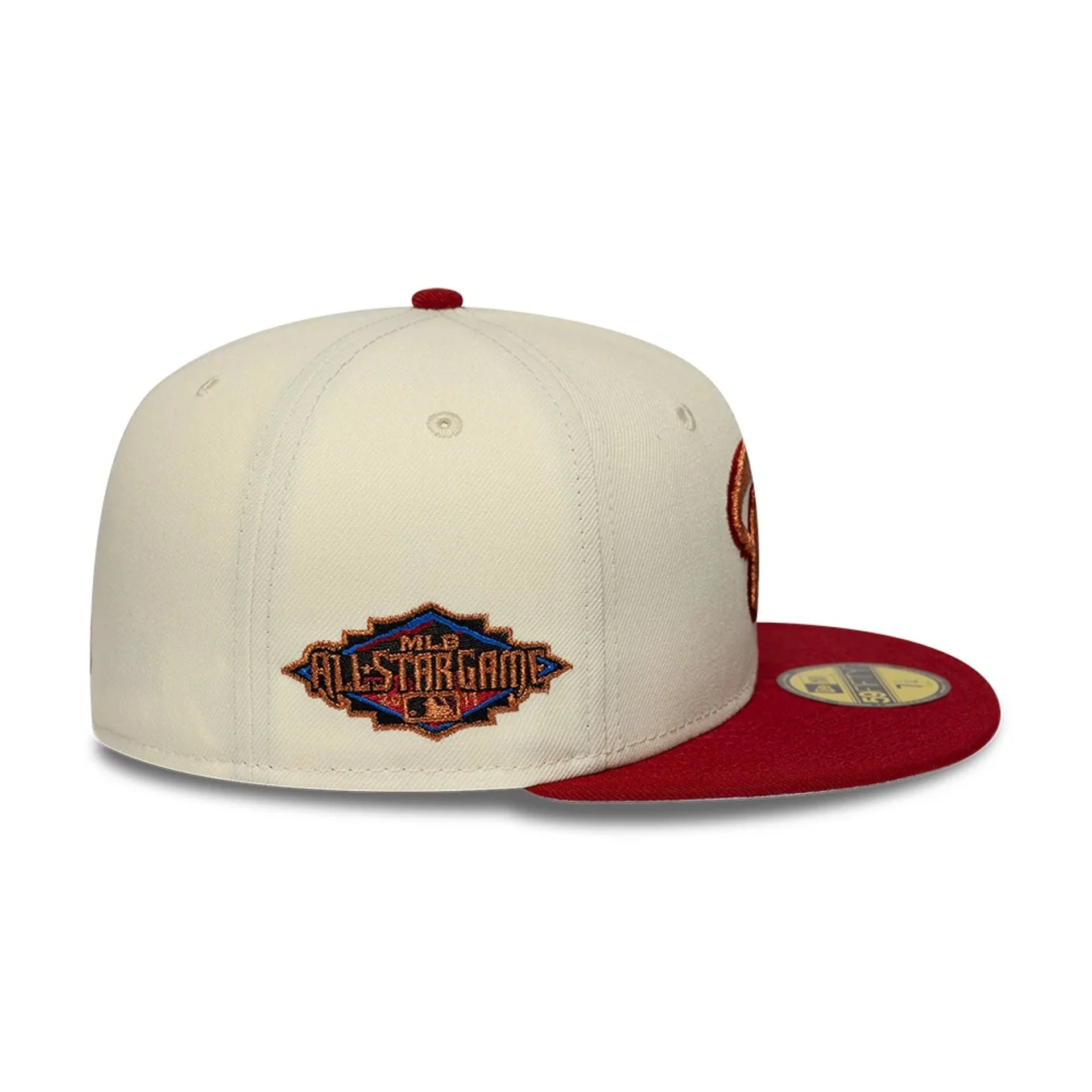 Arizona Diamondbacks MLB Cooperstown White 59FIFTY Fitted Cap - Image 6