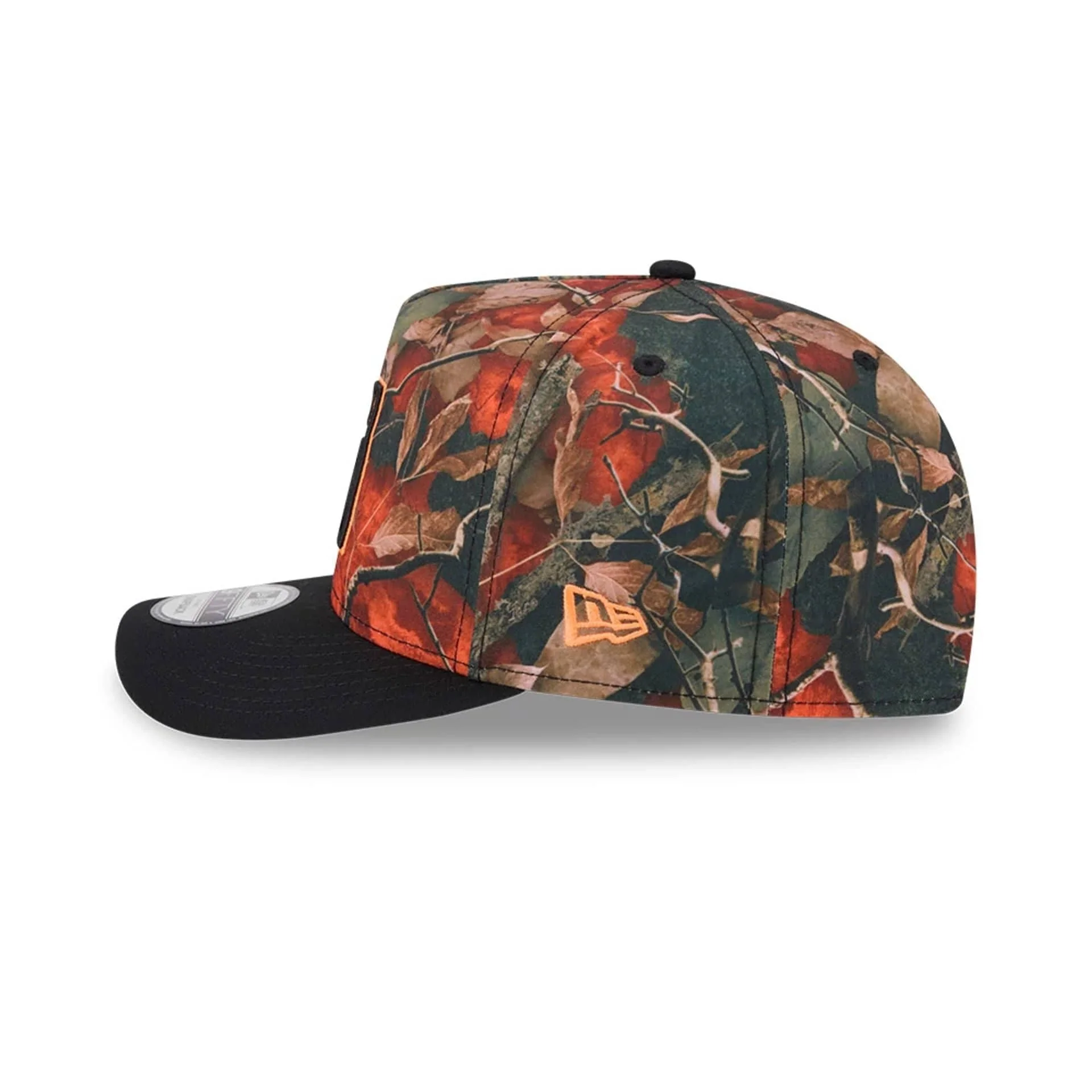 Arizona Diamondbacks MLB Leaves Bright Orange 9FIFTY A-Frame Snapback Cap - Image 6