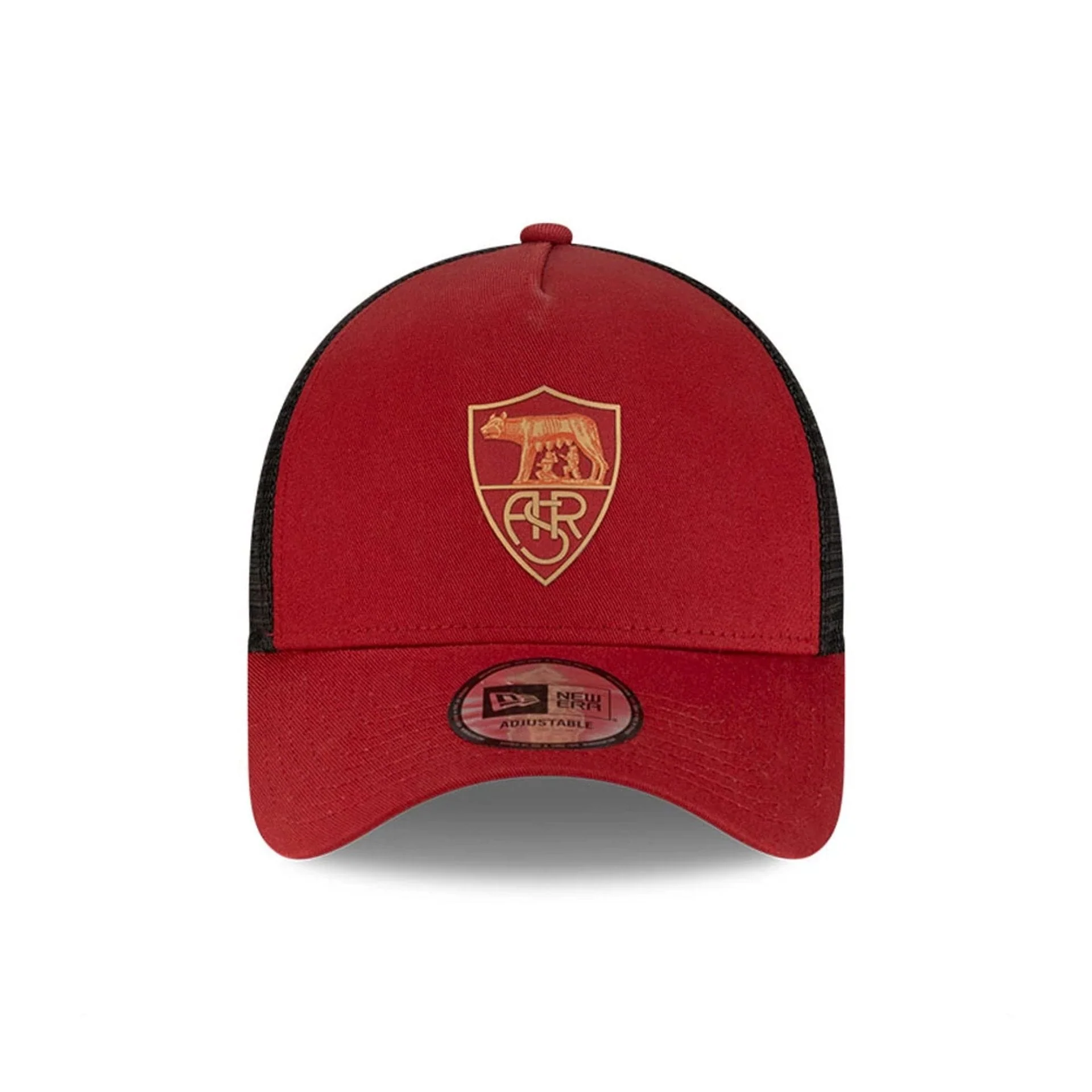 AS Roma Dark Red 9FORTY A-Frame Trucker Cap - Image 2