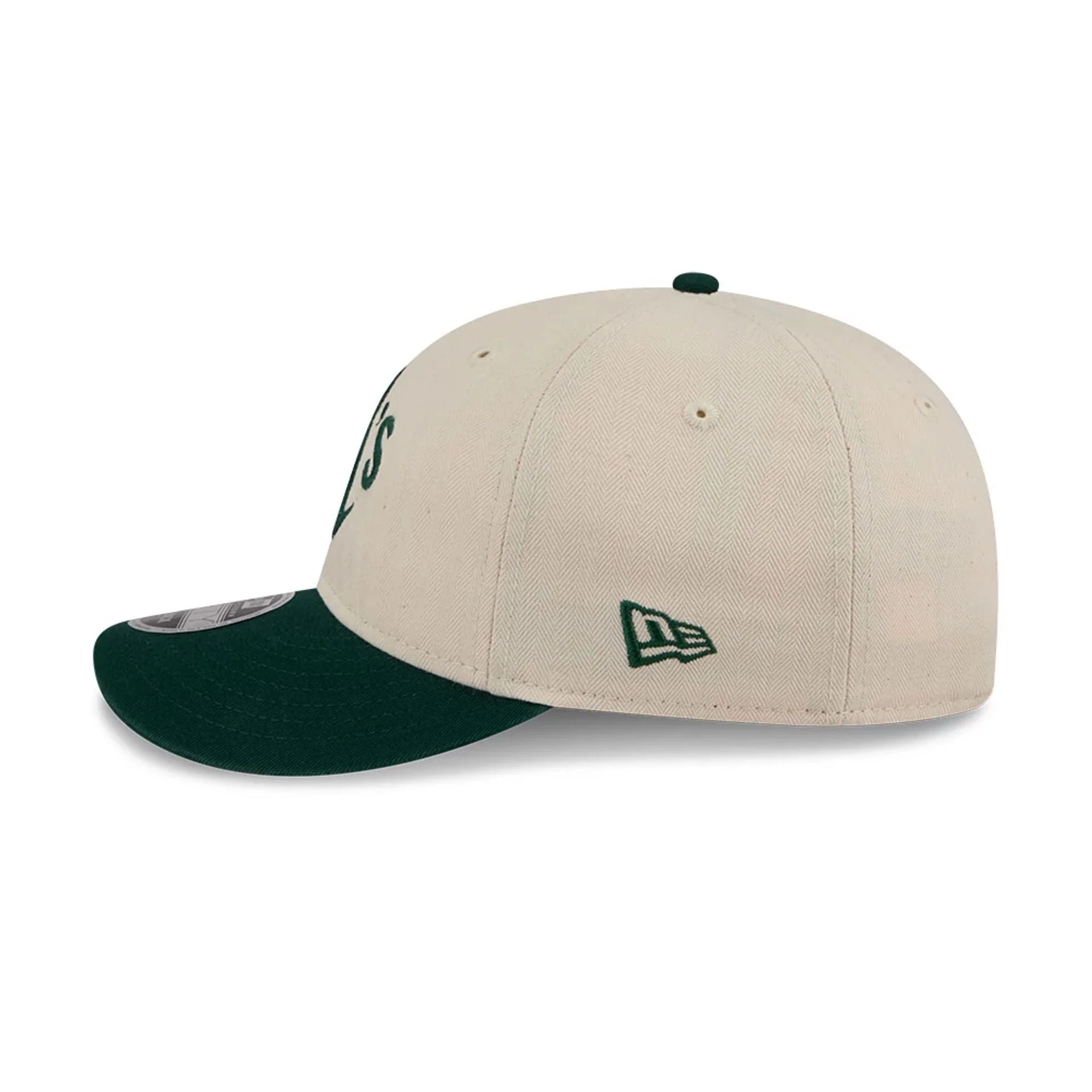 Athletics MLB Americana Herringbone White Retro Crown 9FIFTY Adjustable Cap - Image 6