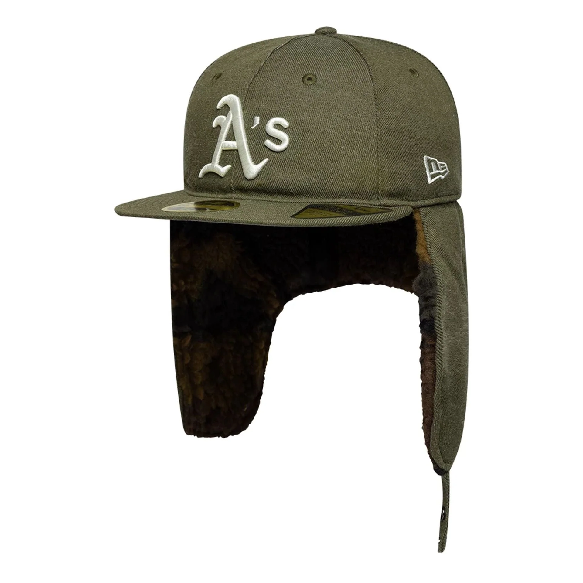 Athletics MLB Camo Open Green Retro Crown 59FIFTY Fitted Cap - Image 2