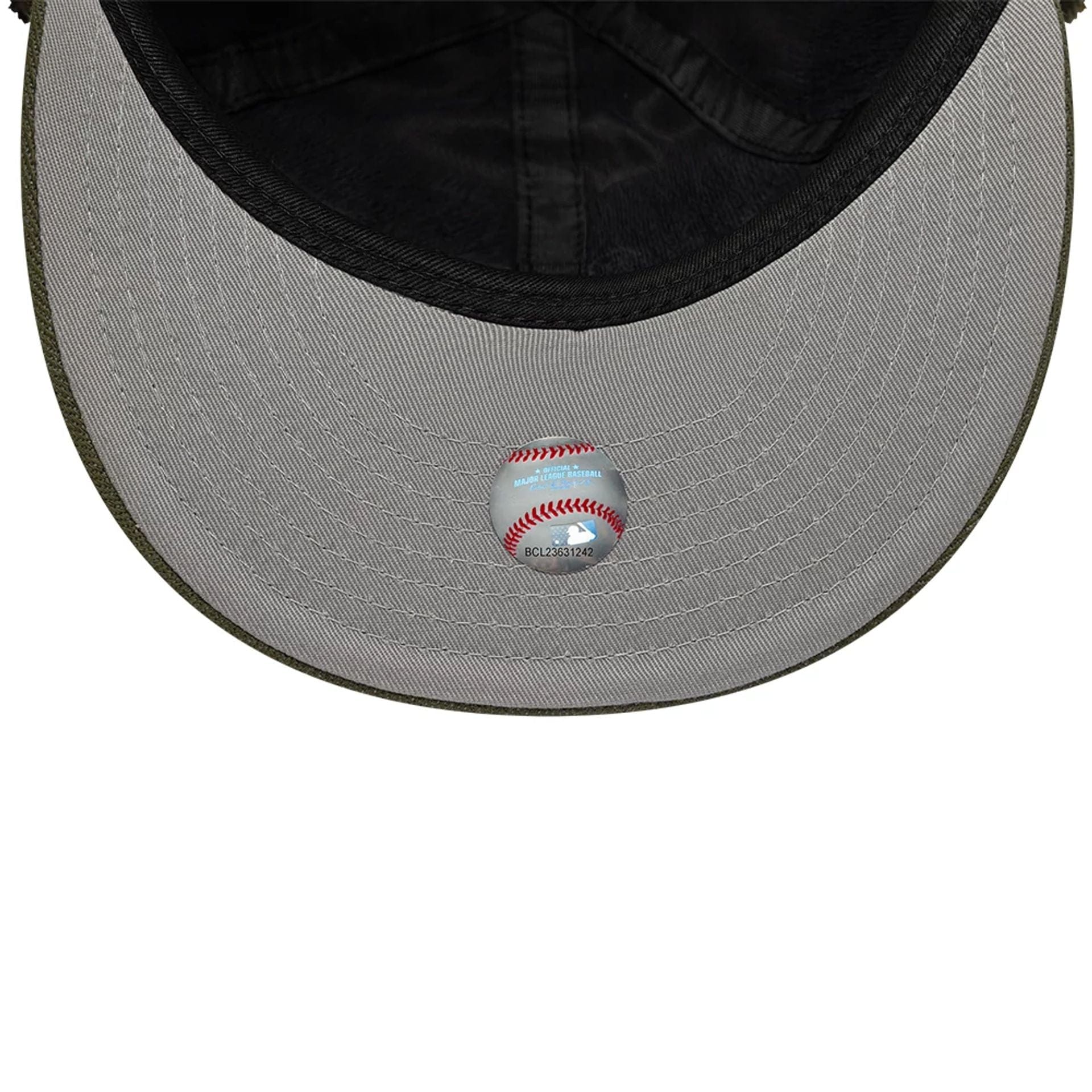 Athletics MLB Camo Open Green Retro Crown 59FIFTY Fitted Cap - Image 3