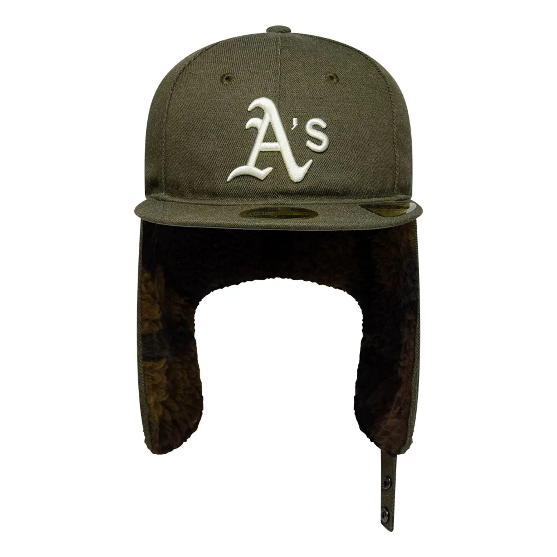 Athletics MLB Camo Open Green Retro Crown 59FIFTY Fitted Cap - Image 7