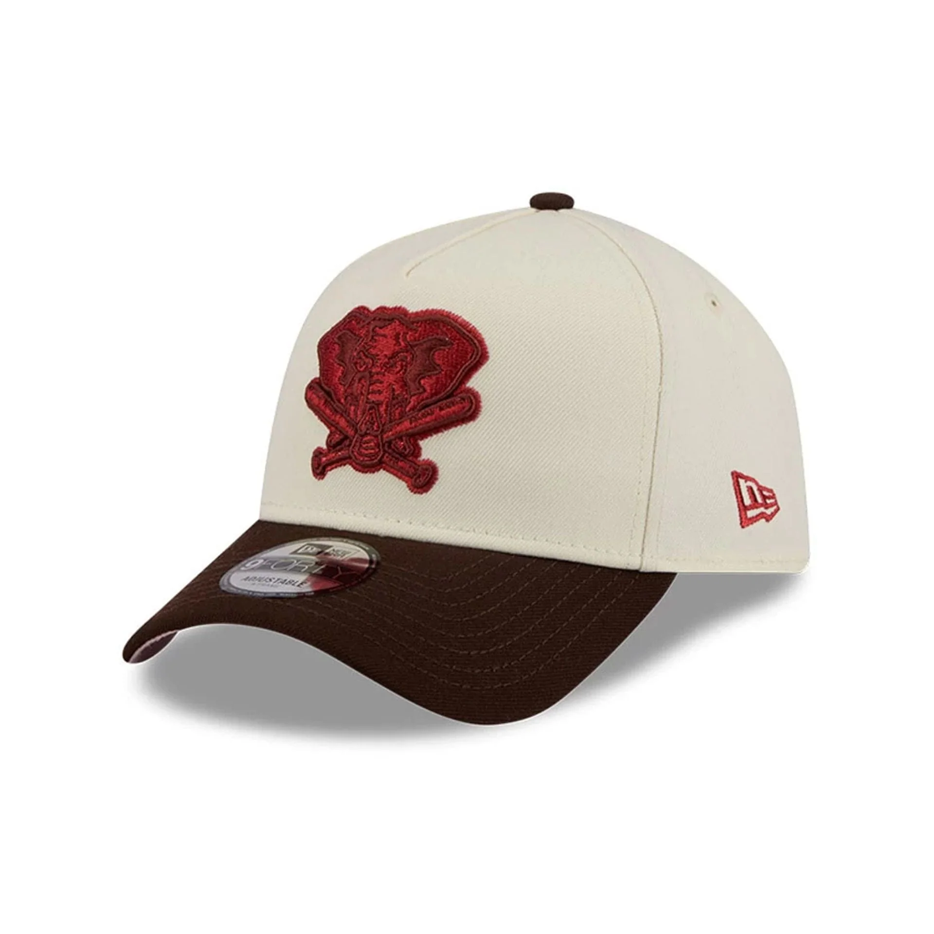 Athletics MLB City Script Cream 9FORTY A-Frame Adjustable Cap - Image 4