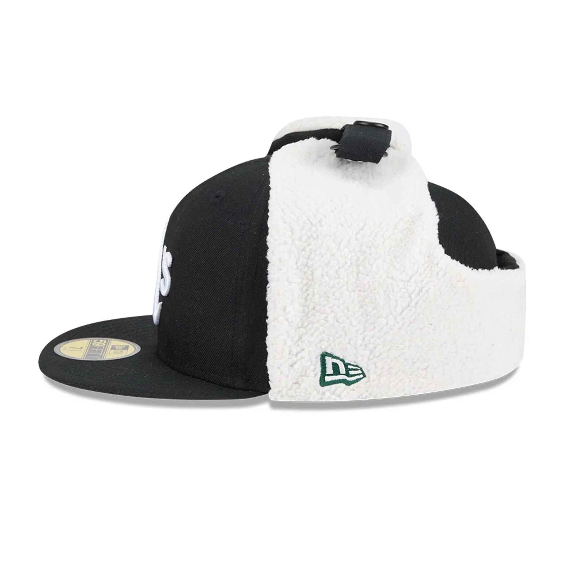 Athletics MLB Classic Black Dogear 59FIFTY Fitted Cap - Image 6