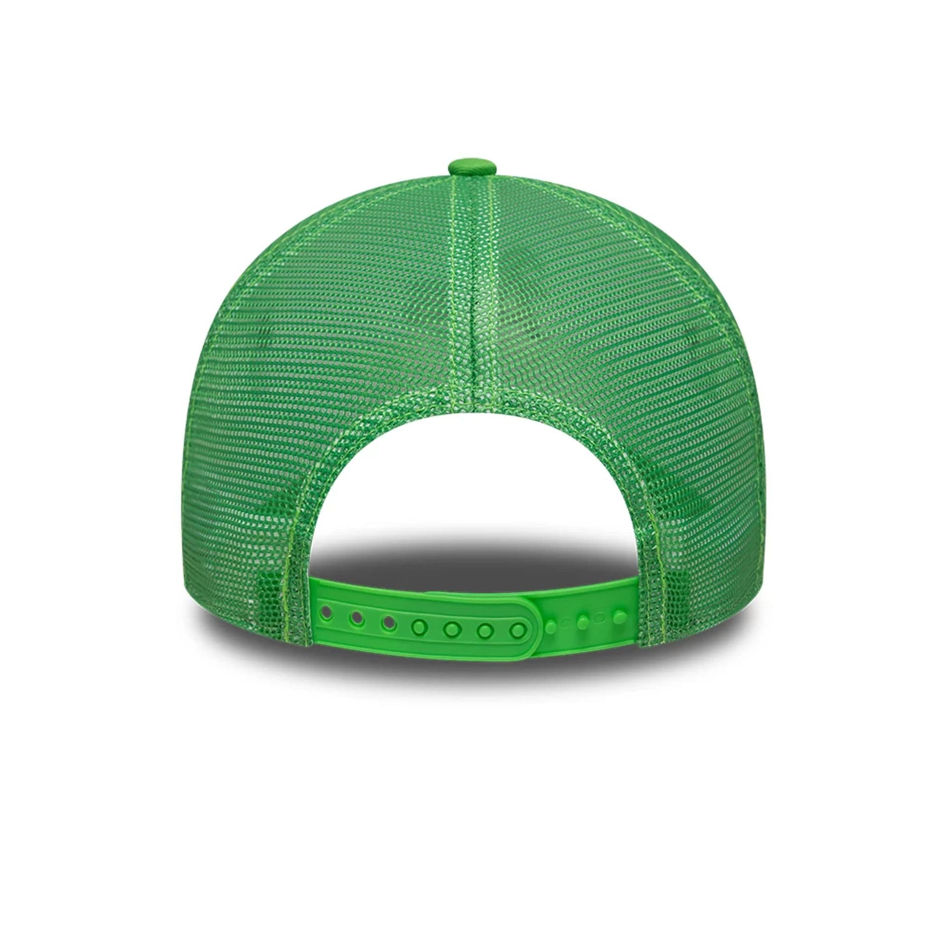 Athletics MLB League Essential Open Green 9FORTY A-Frame Trucker Adjustable Cap - Image 4