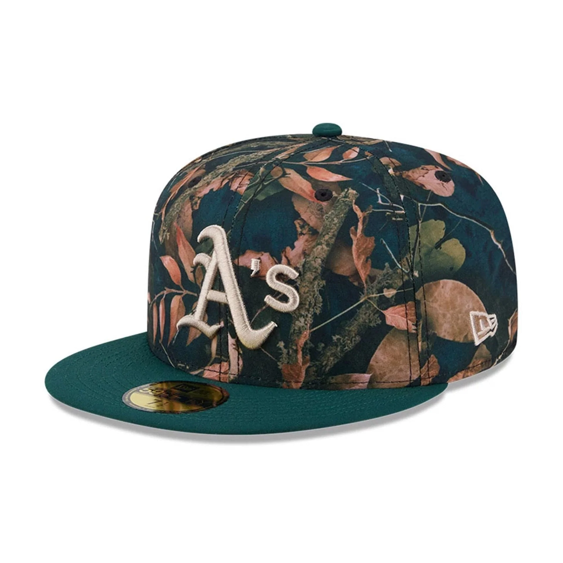Athletics MLB Leaves Dark Green 59FIFTY Fitted Cap - Image 4