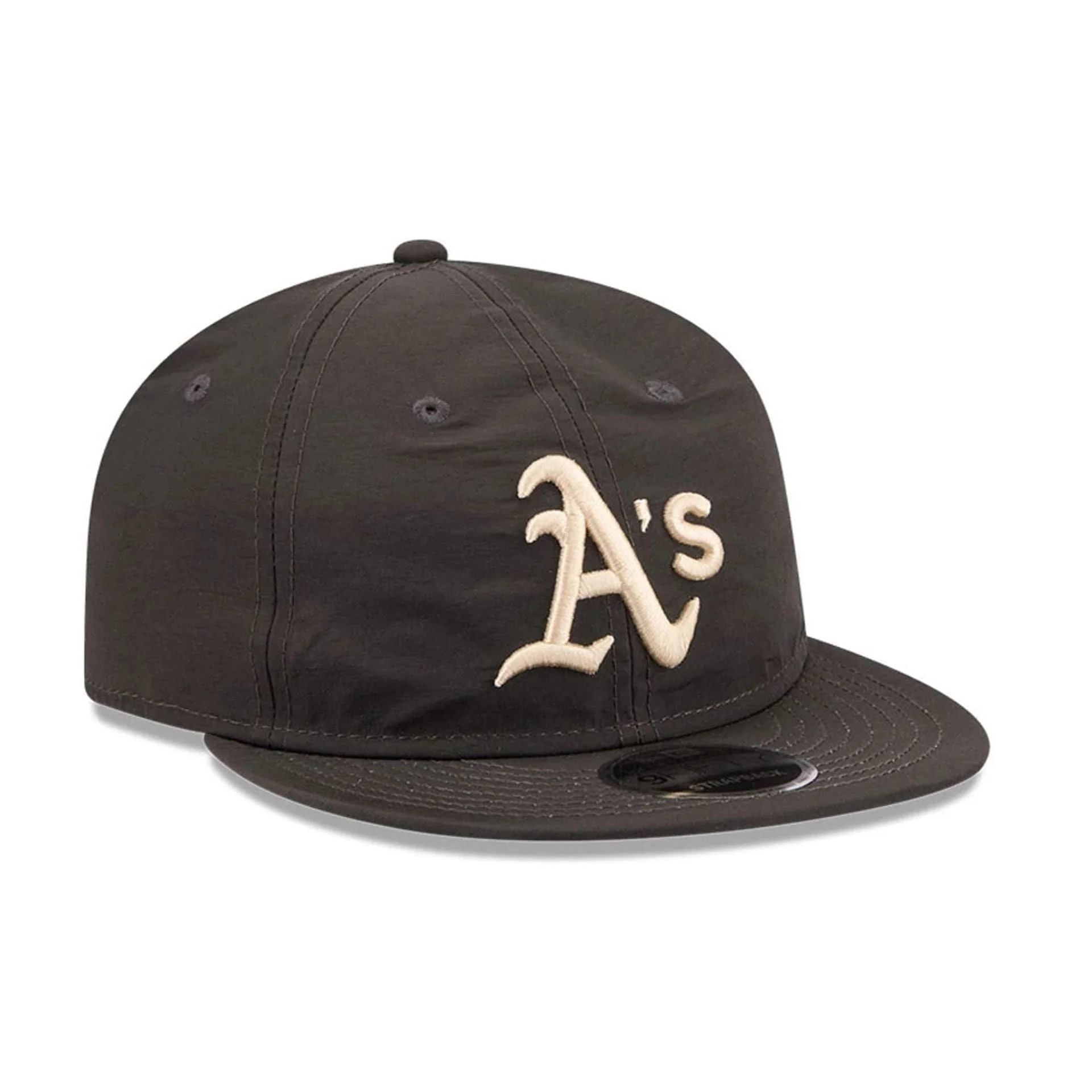 Athletics MLB Nylon Black Retro Crown 9FIFTY Adjustable Cap - Image 4