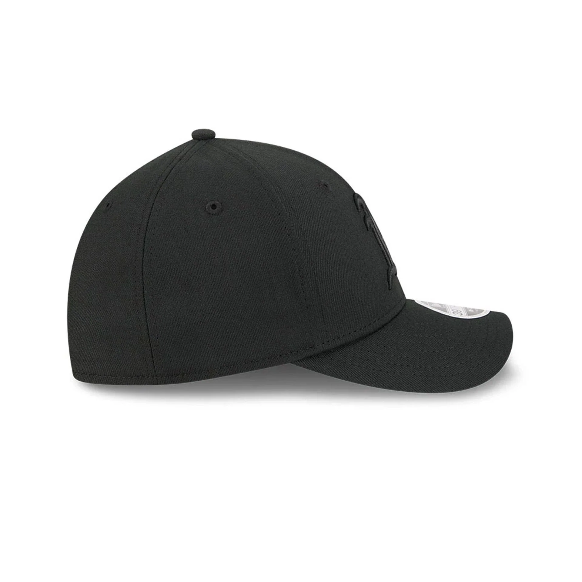 Athletics MLB Outline Black 39THIRTY M-Crown Stretch Fit Cap - Image 7