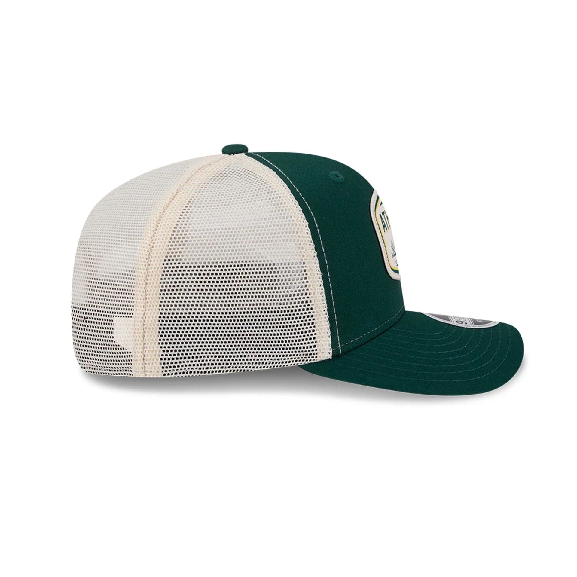 Athletics MLB Patch Dark Green 9SEVENTY Stretch Snap Adjustable Cap - Image 6