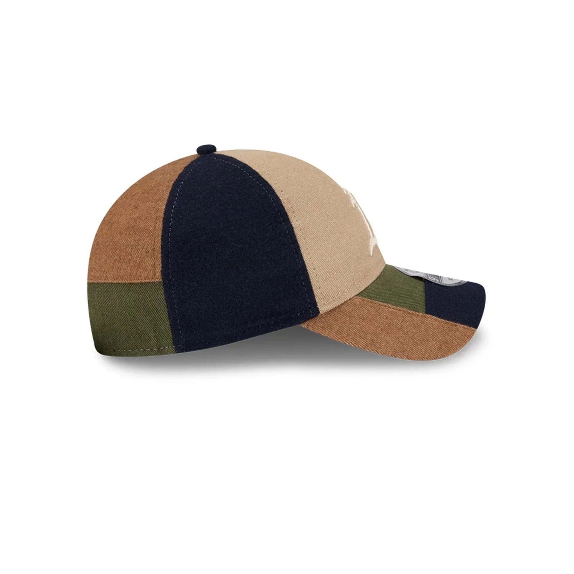 Athletics MLB Patchwork Open Brown 9TWENTY Adjustable Cap - Image 6