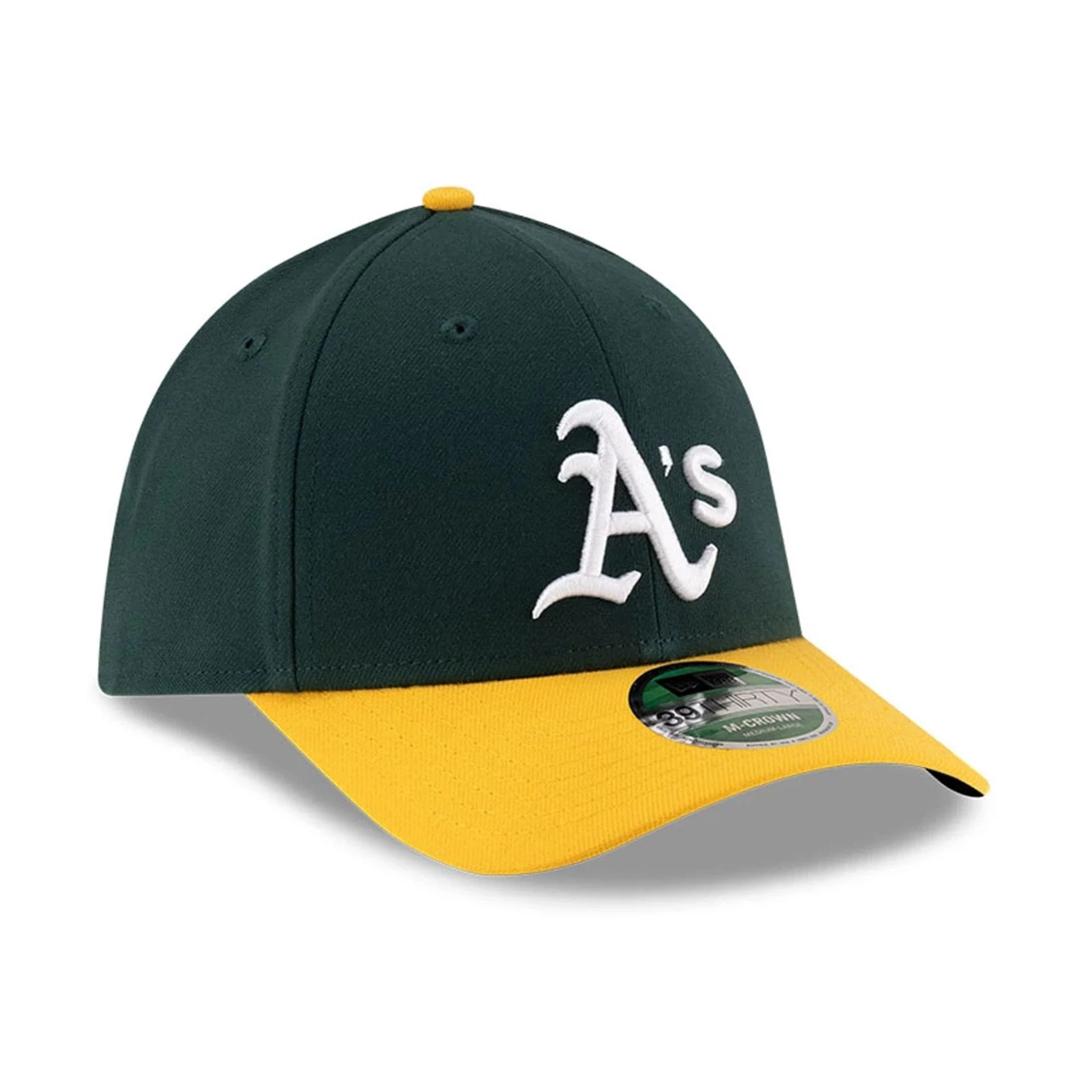 Athletics MLB Player Replica Dark Green 39THIRTY M-Crown Stretch Fit Cap - Image 4