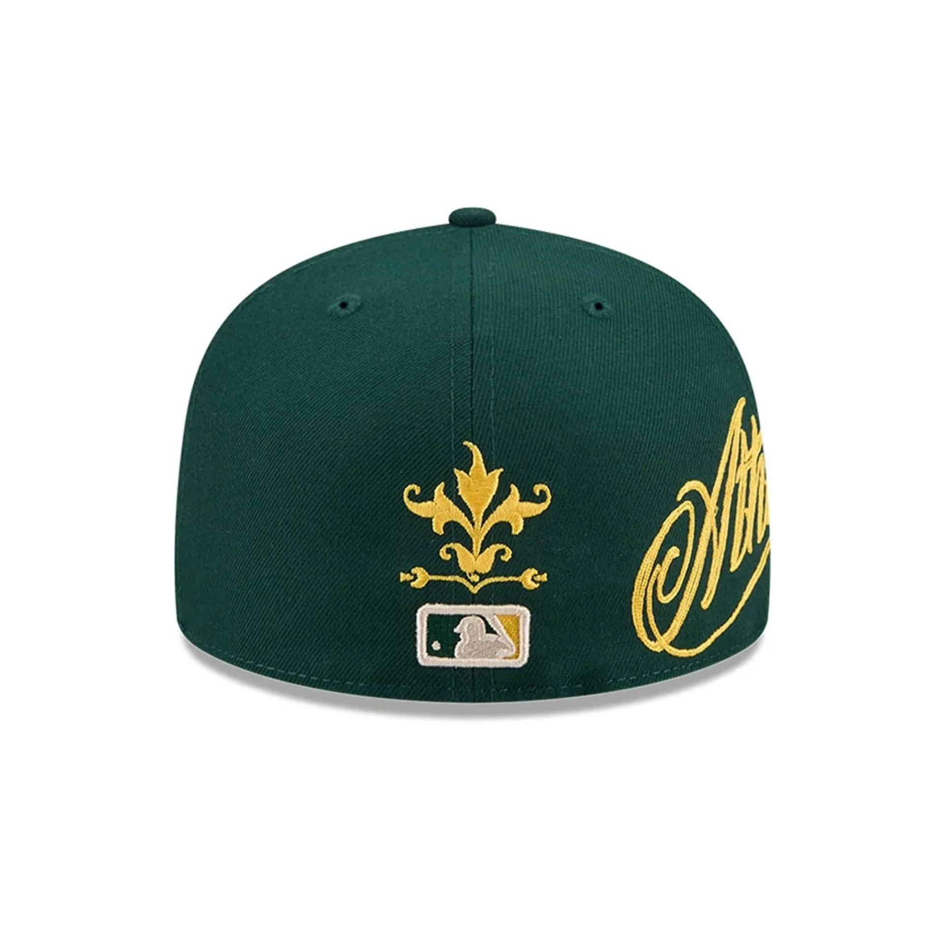 Athletics MLB Script Dark Green 59FIFTY Fitted Cap - Image 3