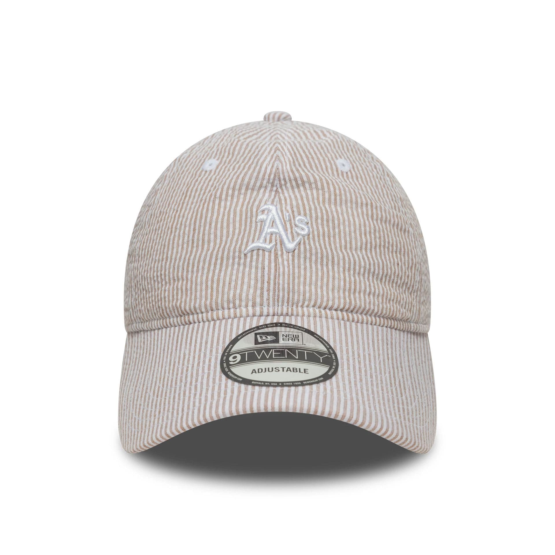 Athletics MLB Seersucker Light Beige 9TWENTY Adjustable Cap - Image 2