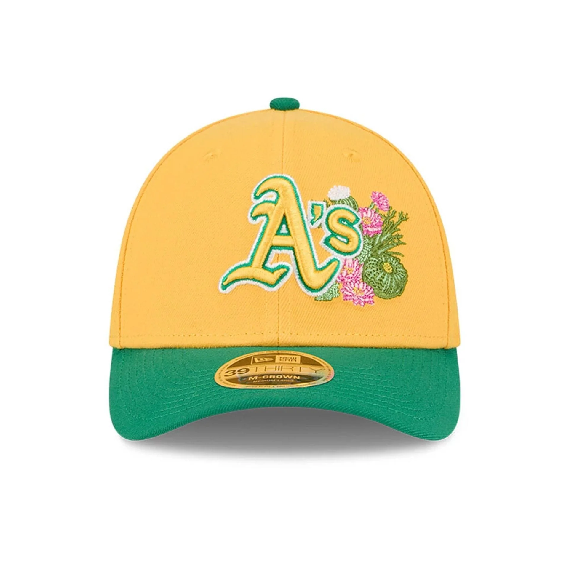 Athletics MLB Spring Training 2026 Yellow 39THIRTY M-Crown Stretch Fit Cap - Image 3