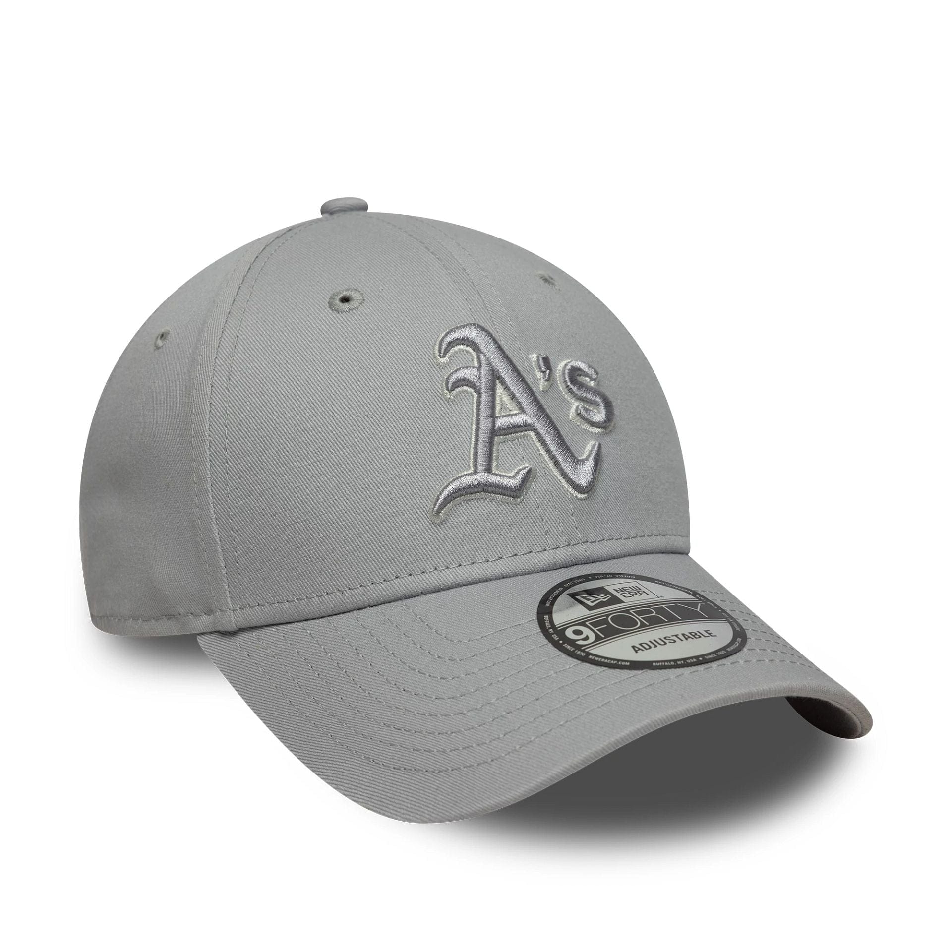 Athletics MLB Team Outline Grey 9FORTY Cap - Image 3