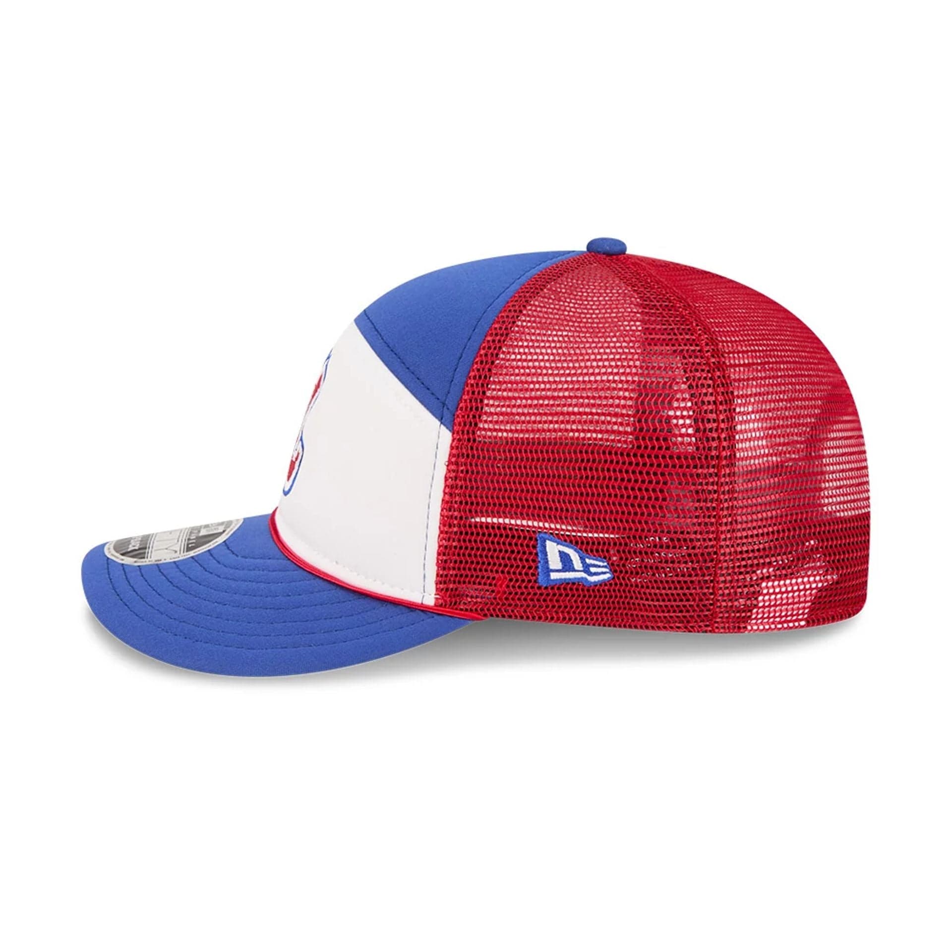 Atlanta Braves MLB Blocked Blue 9FIFTY Split Panel Snapback Adjustable Cap - Image 5