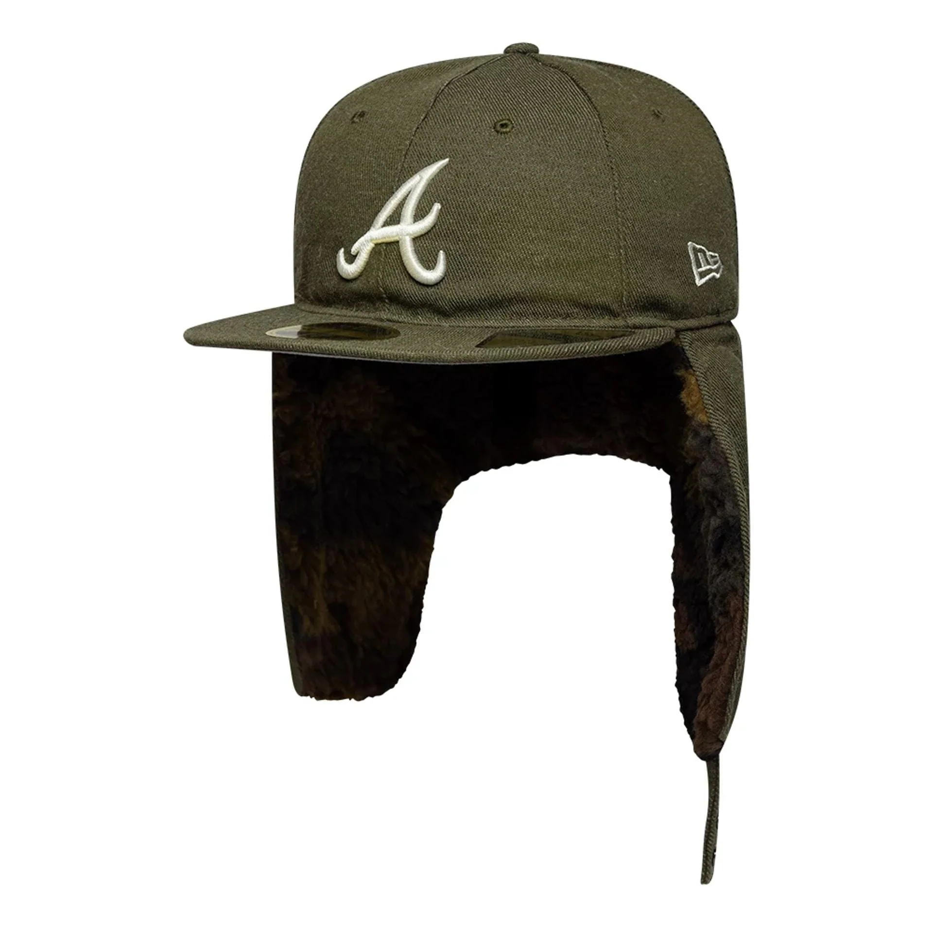 Atlanta Braves MLB Camo Open Green Retro Crown 59FIFTY Fitted Cap - Image 2