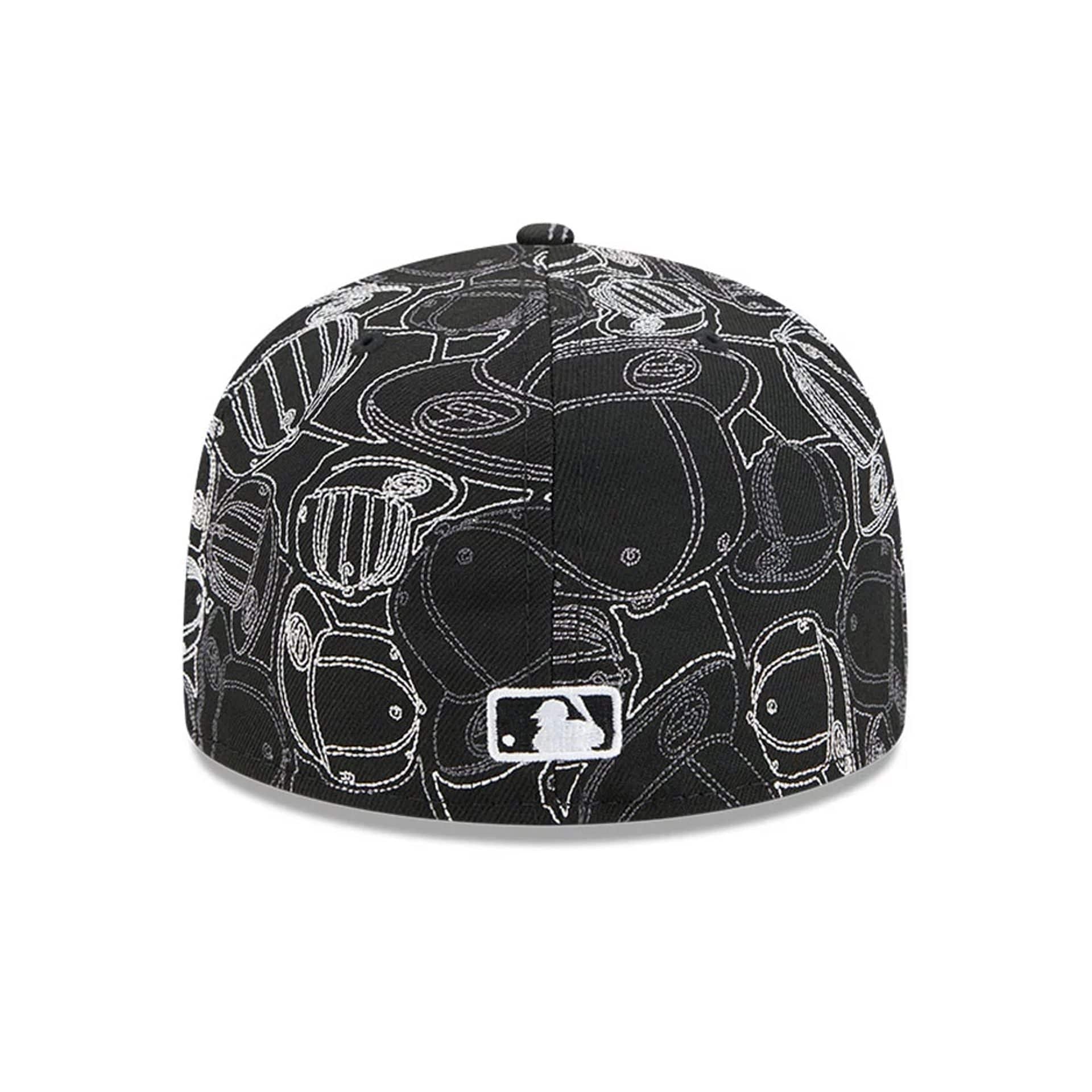 Atlanta Braves MLB Cap Scramble Black 59FIFTY Fitted Cap - Image 5