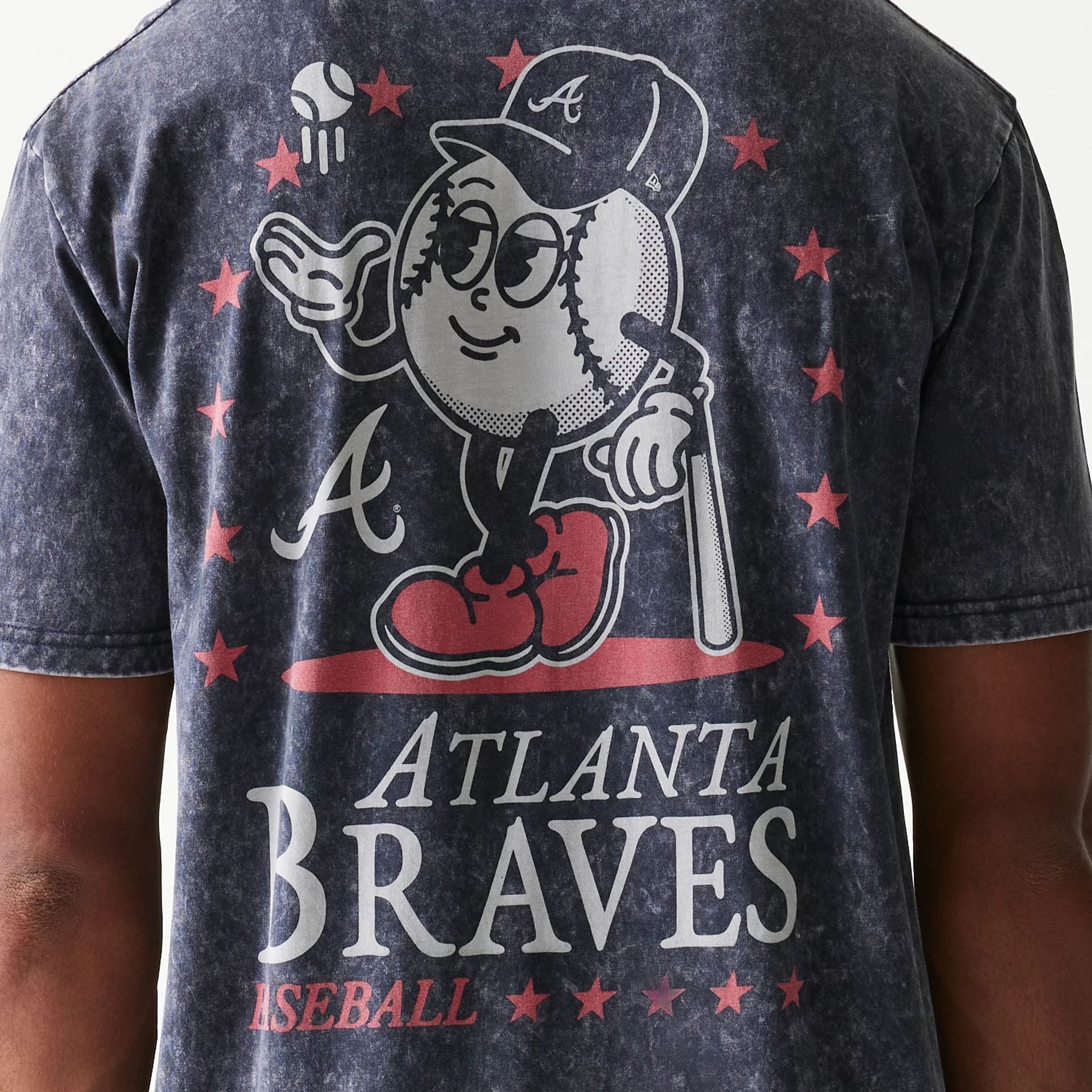 Atlanta Braves MLB Character Navy T-Shirt - Image 7