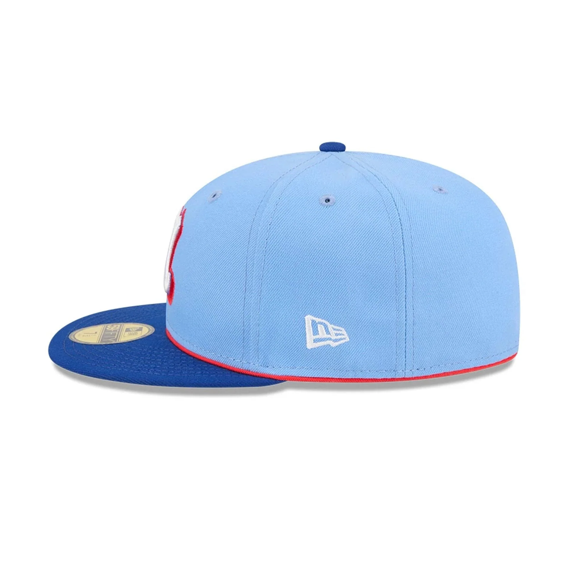 Atlanta Braves MLB City Connect Light Blue 59FIFTY Fitted Cap - Image 6