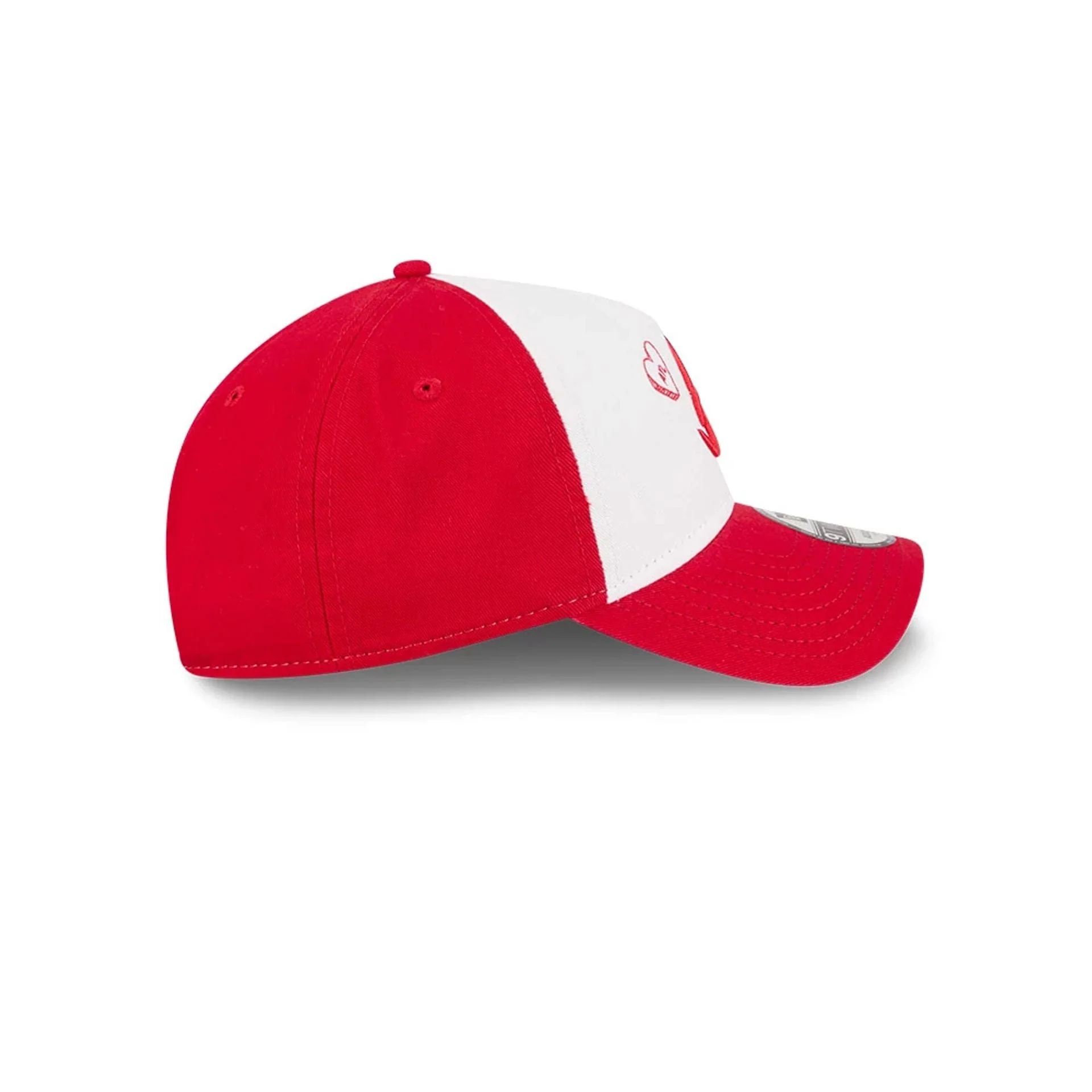 Atlanta Braves MLB Conversation Hearts Red 9TWENTY A-Frame Adjustable Cap - Image 6