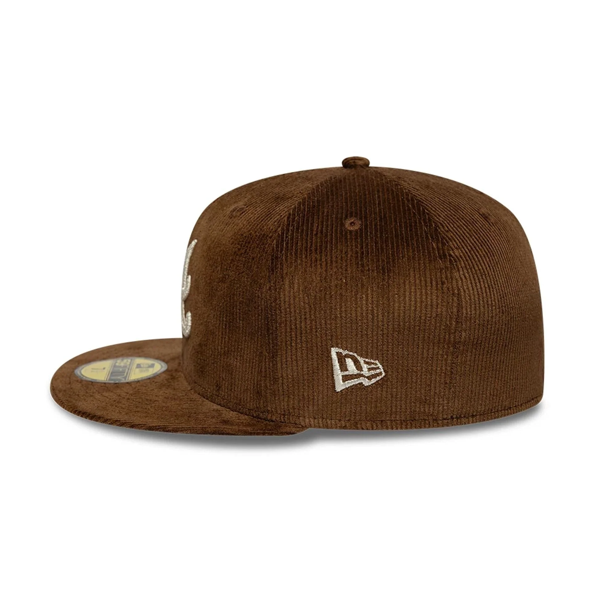 Atlanta Braves MLB Cord Dark Brown 59FIFTY Fitted Cap - Image 5