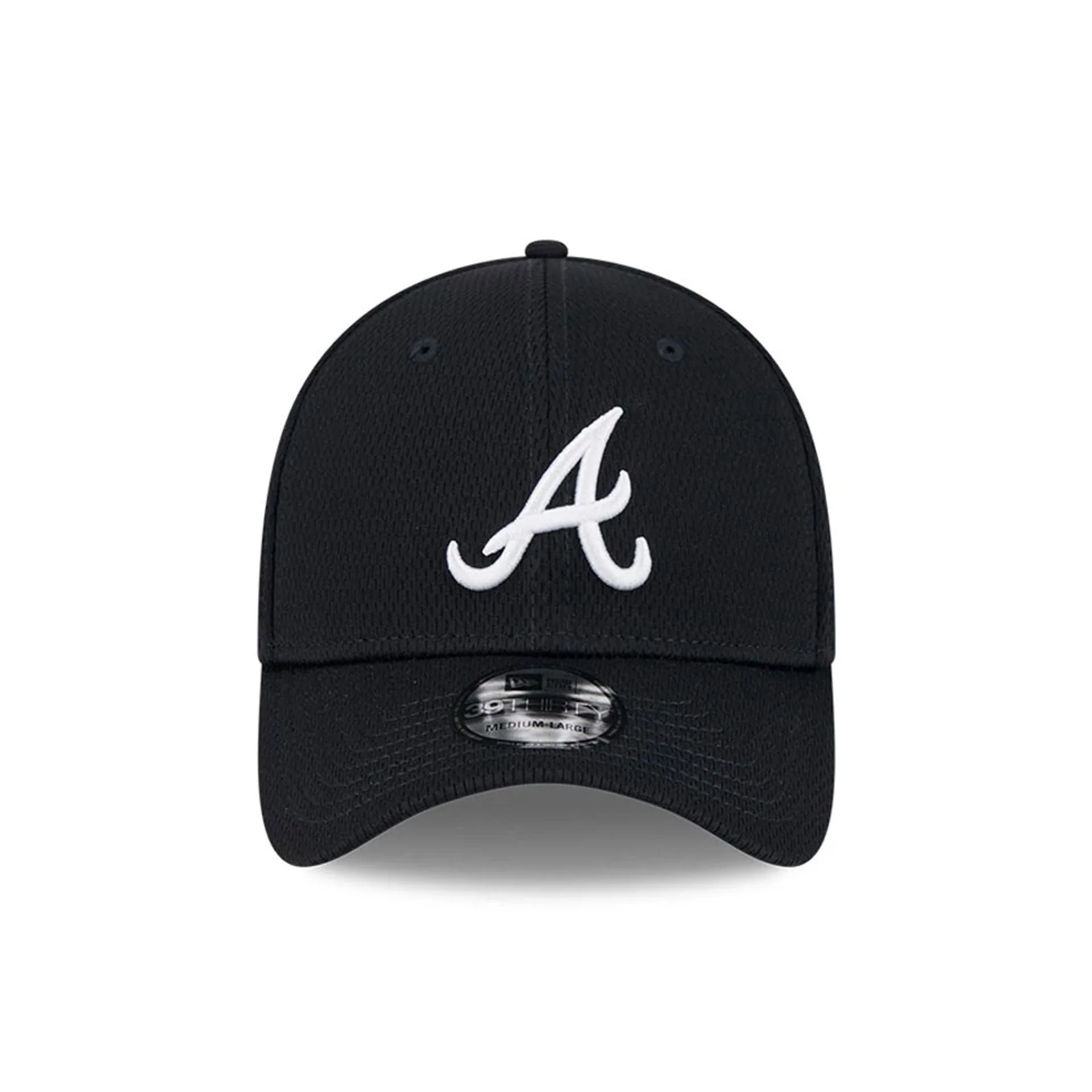 Atlanta Braves MLB Evergreen Navy 39THIRTY Stretch Fit Cap - Image 2
