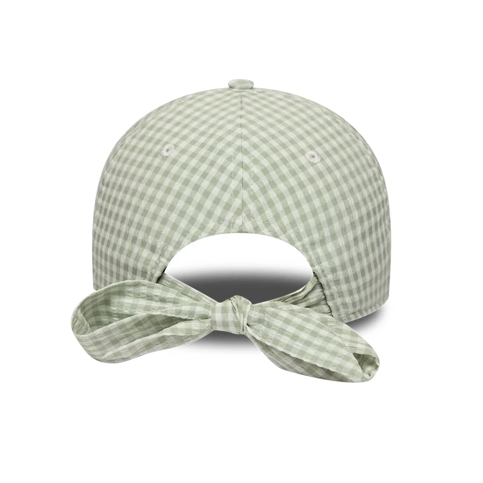 Atlanta Braves MLB Gingham Bowback Pastel Green 9TWENTY Adjustable Cap - Image 2