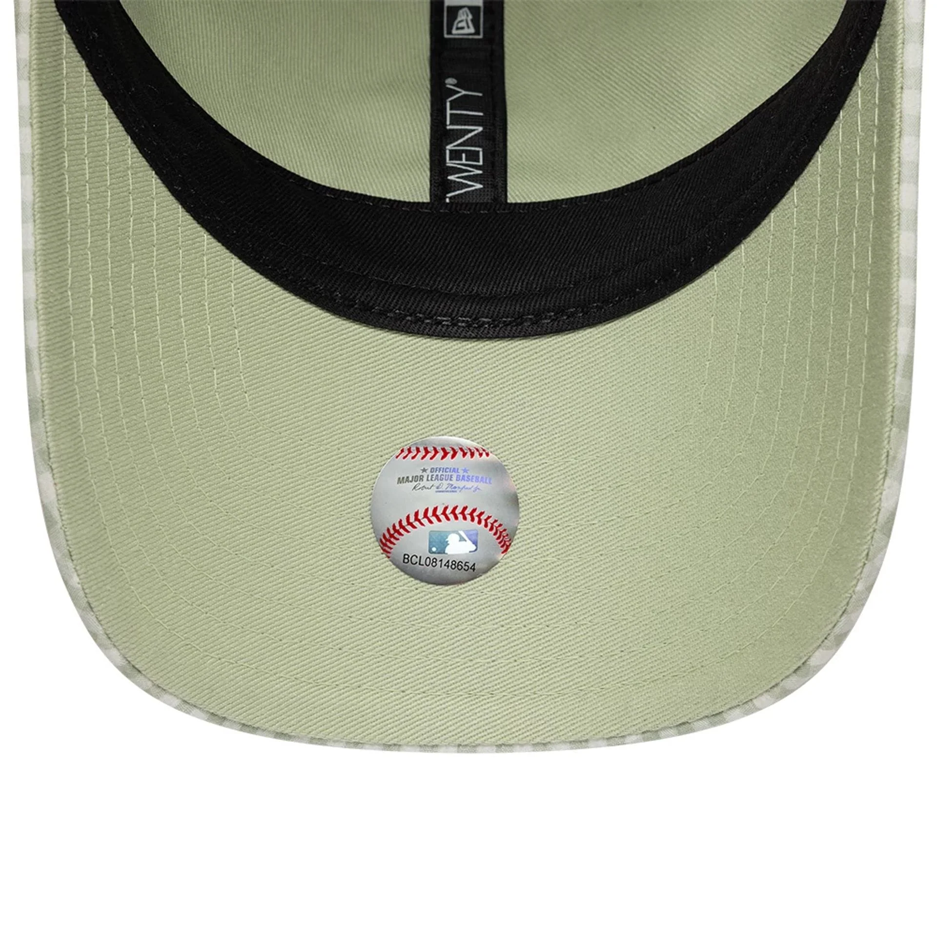Atlanta Braves MLB Gingham Bowback Pastel Green 9TWENTY Adjustable Cap - Image 7