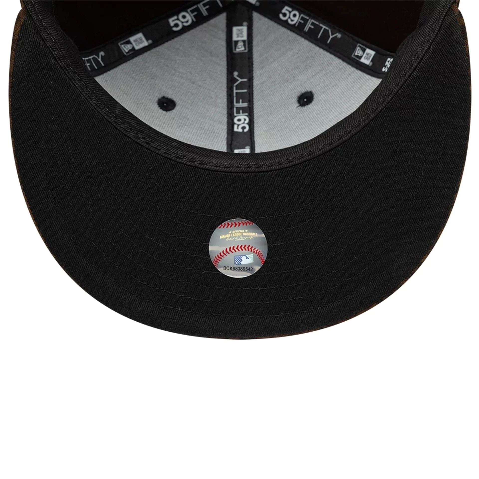 Atlanta Braves MLB Leopard Black 59FIFTY Fitted Cap - Image 2