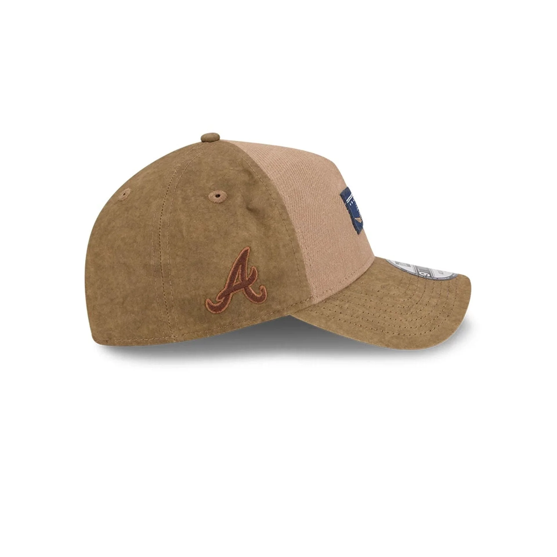 Atlanta Braves MLB Open Brown 9TWENTY A-Frame Adjustable Cap - Image 5