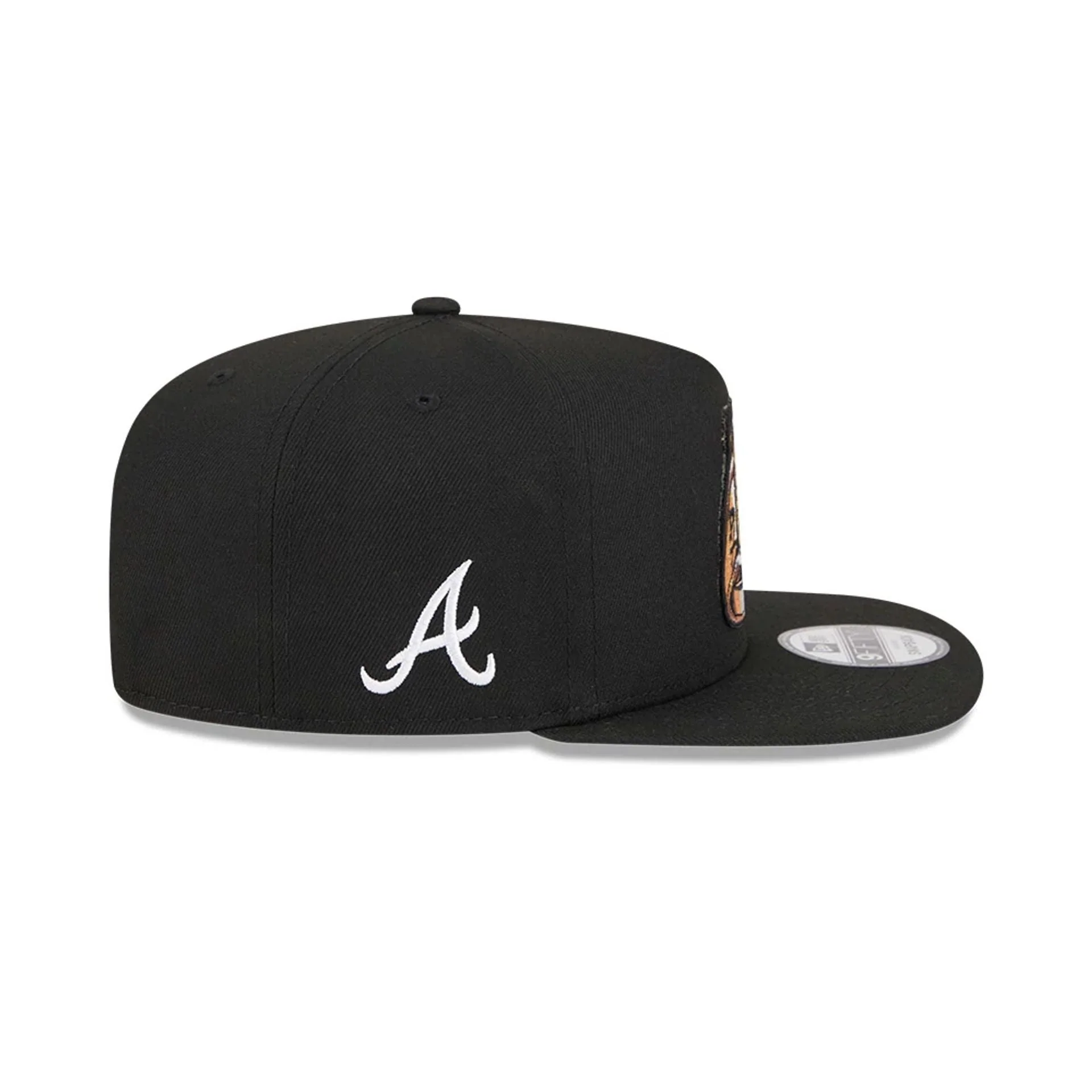Atlanta Braves MLB Ring Black 9FIFTY A-Frame Snapback Adjustable Cap - Image 5