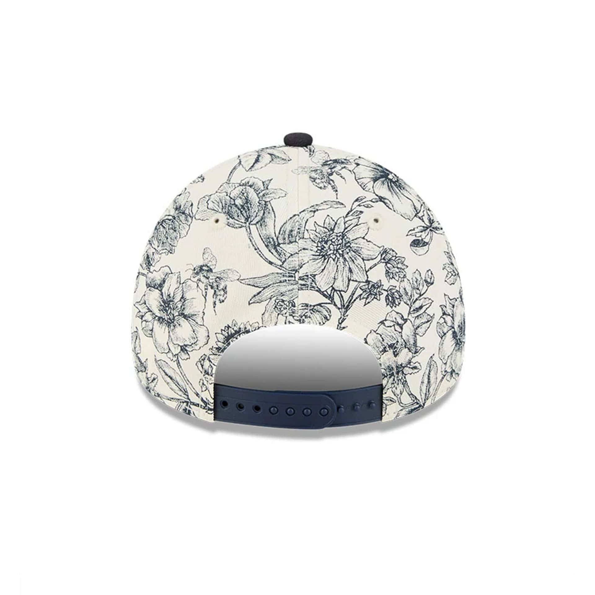Atlanta Braves MLB Spring Floral Navy 9FORTY A-Frame Adjustable Cap - Image 5